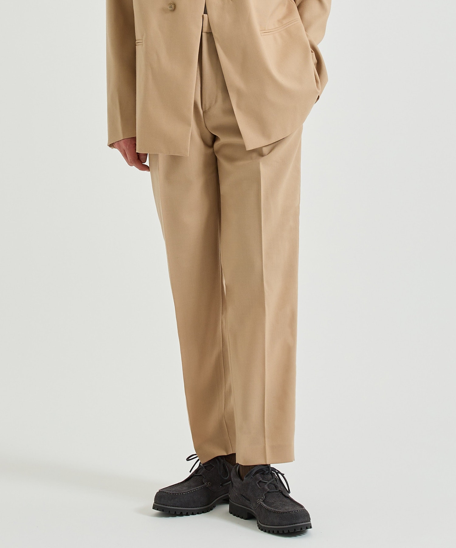 Summer Wool Calm Skin Easy Tapered Trousers