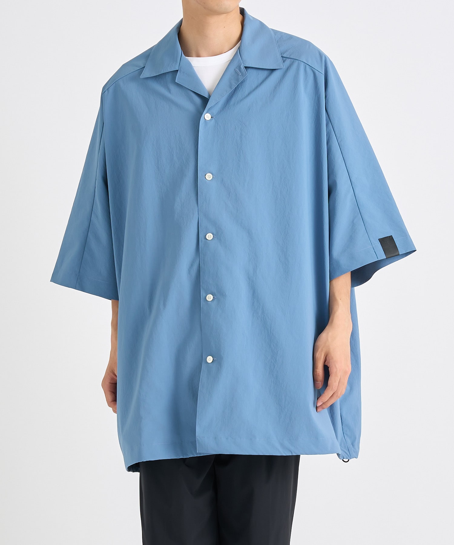 Open Collar Over Size S/S SH PE
