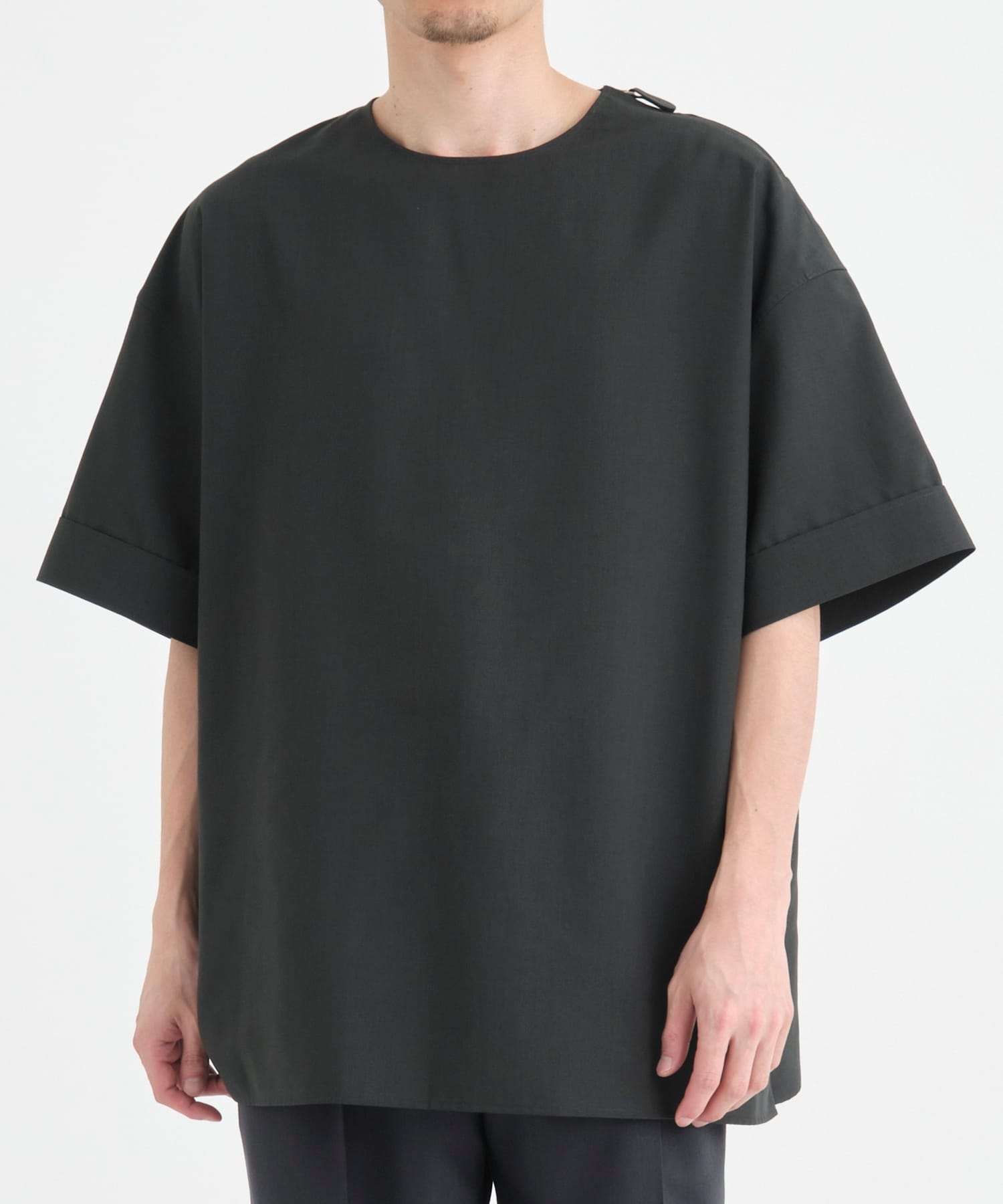 THE SIDE ZIP PO SHIRT S/S