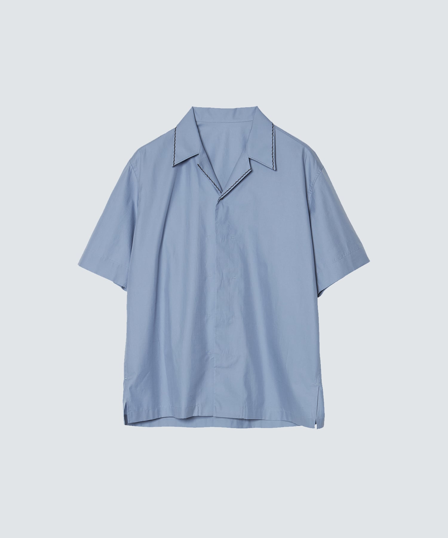 【イレニサ】OPEN COLOR EMBROIDERY SHIRT