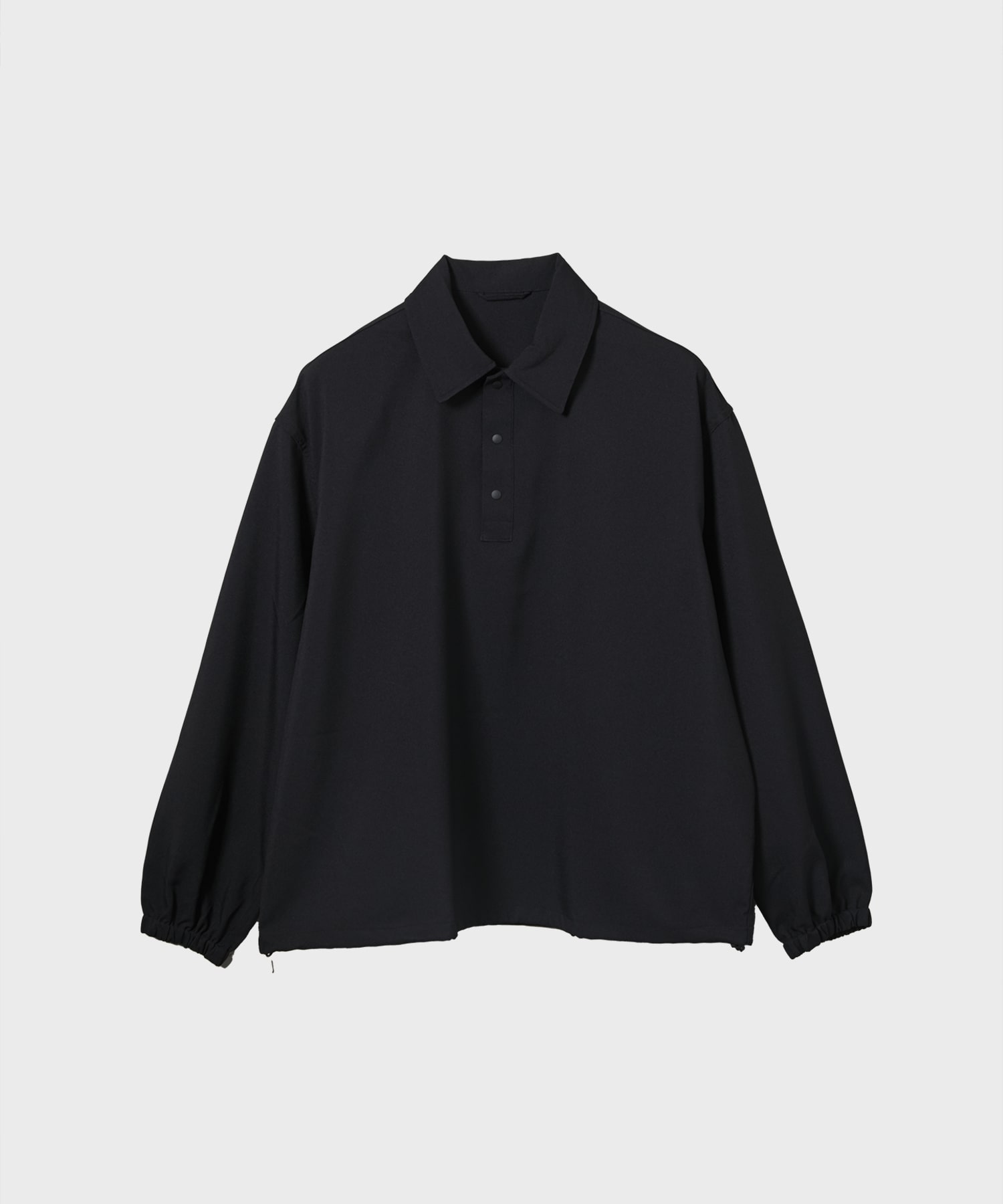 STRETCH WOVEN CLOTH PULLOVER SHIRT