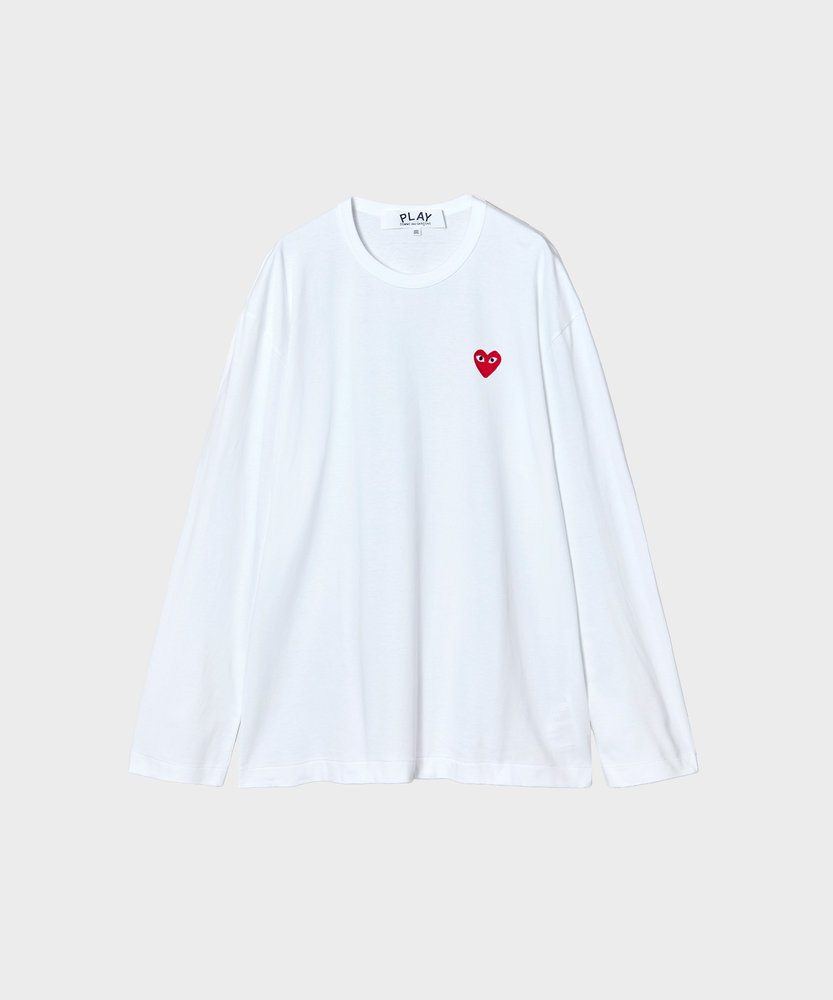 AX-T118-051 L/S T-SHIRT RED EMBLEMRED HEART