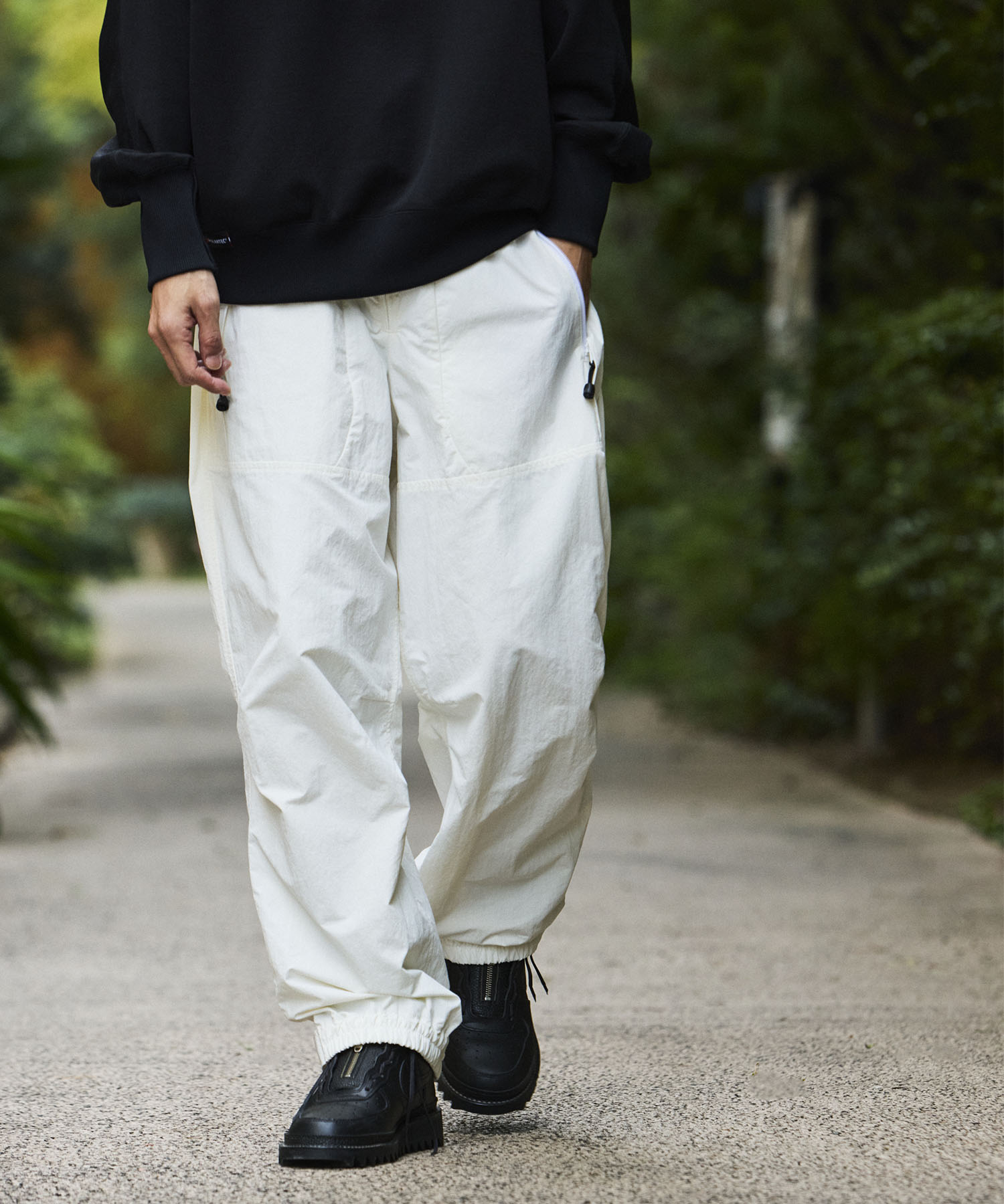 別注 9242-CP01-001 ×WILD THINGS EASY PANTS WHITE EDITION