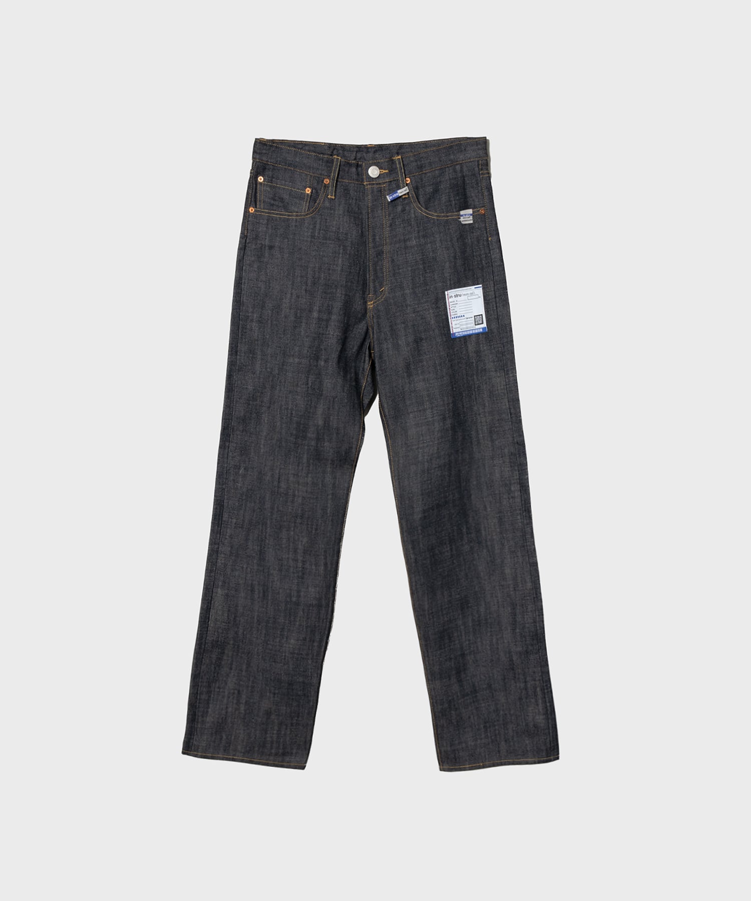 SELVAGE DENIM STRAIGHT PANTS