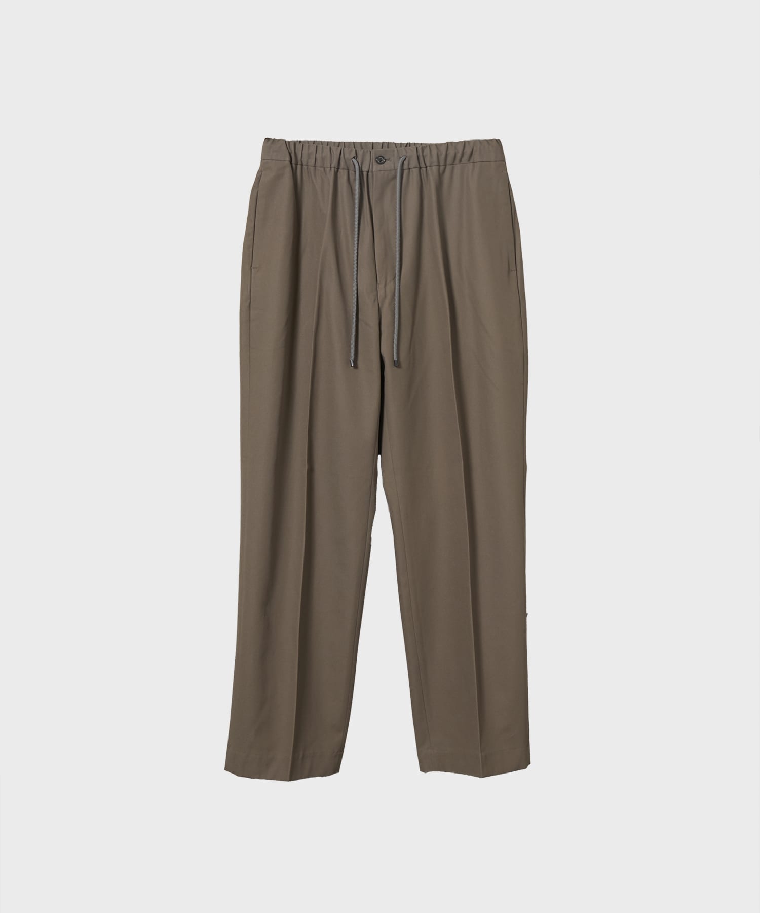 FLAT TAPERED EASY TROUSERS