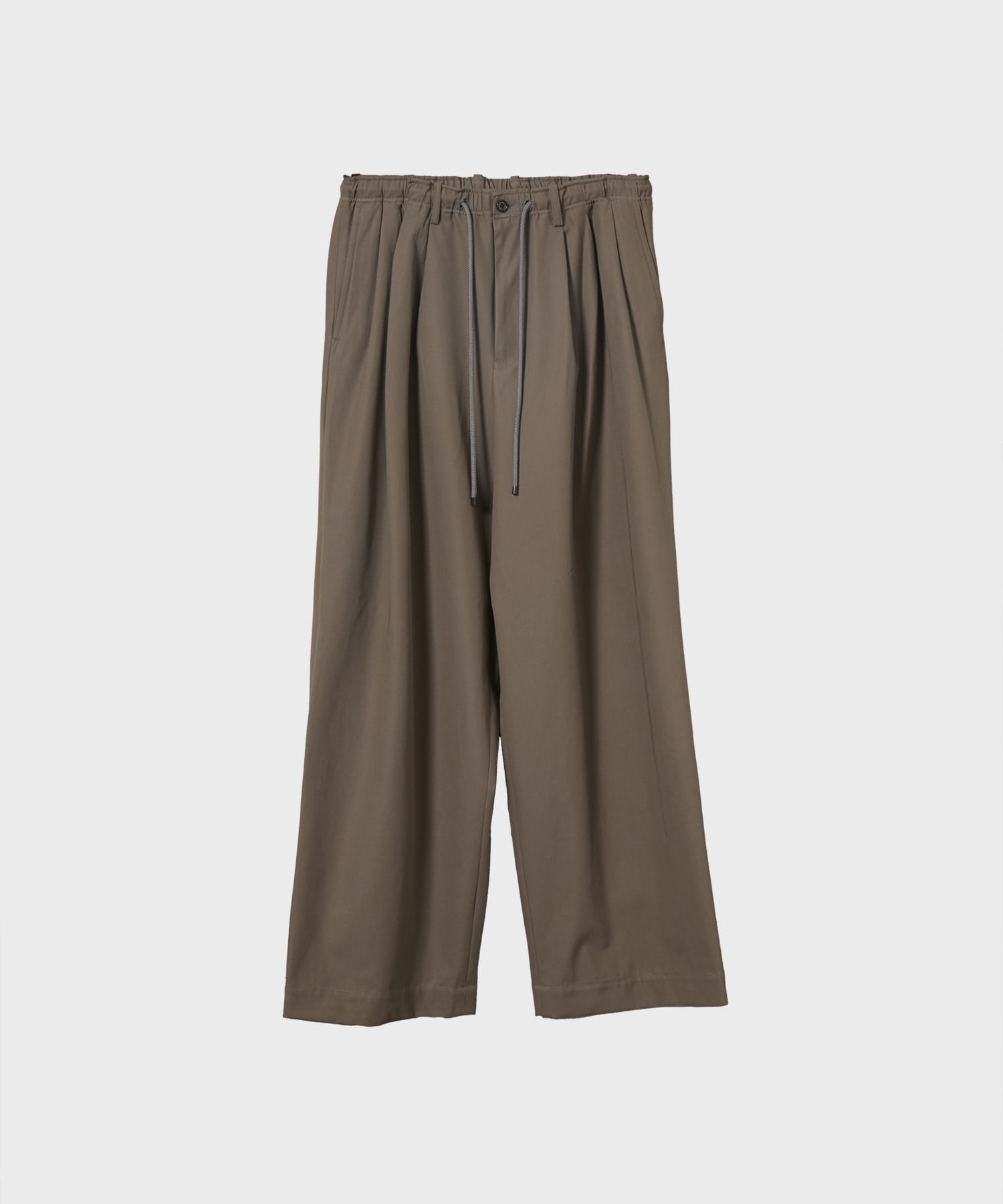 TRIPLE PLEATED EASY TROUSERS