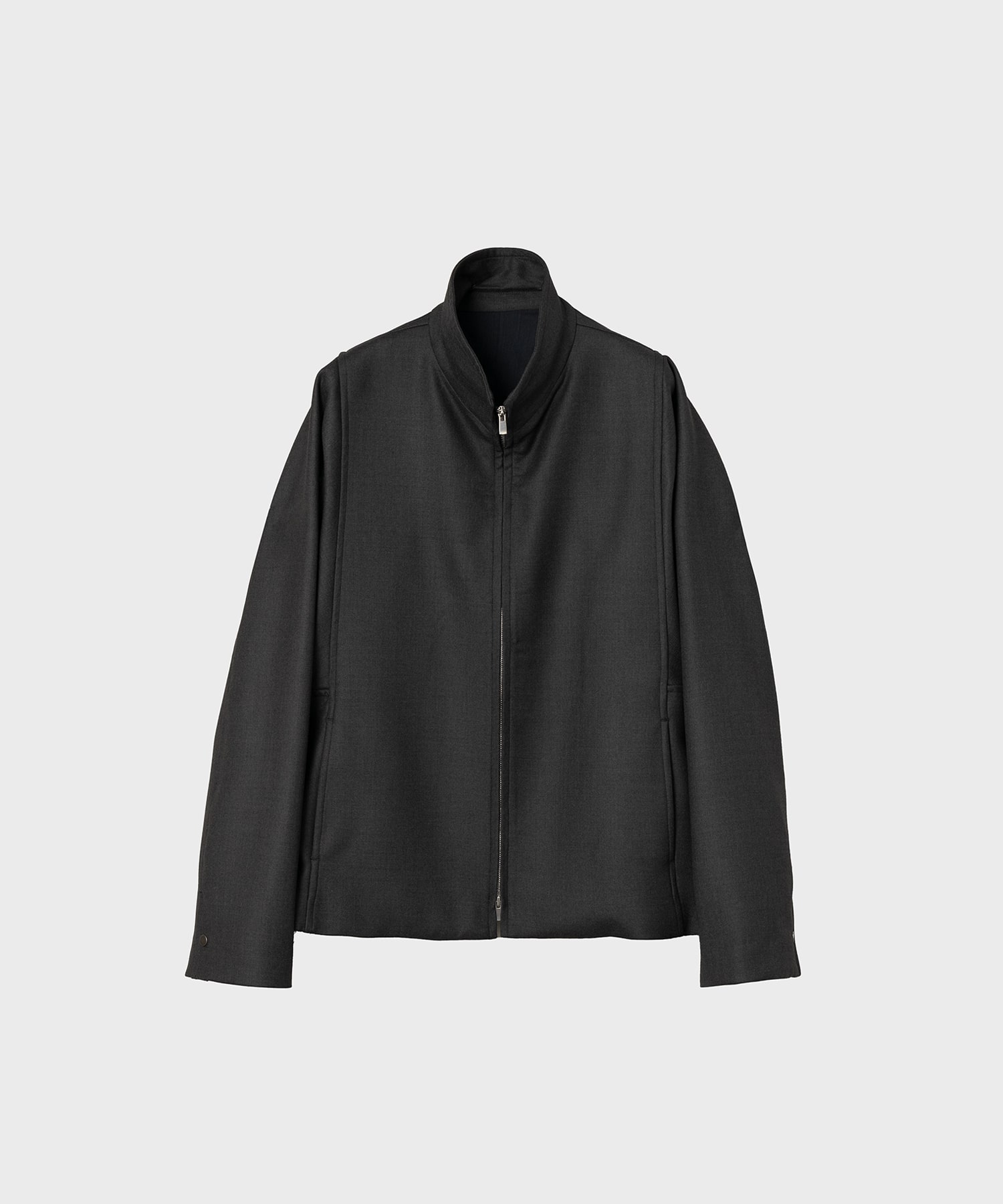 MODIFIED SLEEVE ZIP BLOUSON