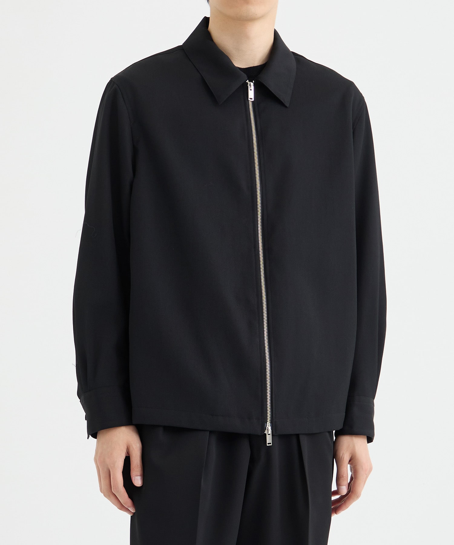 FRONT ZIP SHIRT BLOUSON