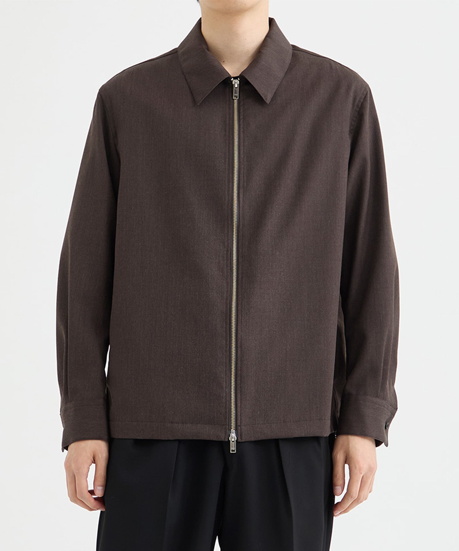 FRONT ZIP SHIRT BLOUSON