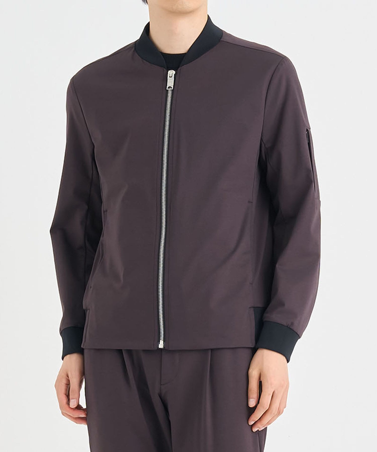 Matte Washable High Function Jersey Blouson