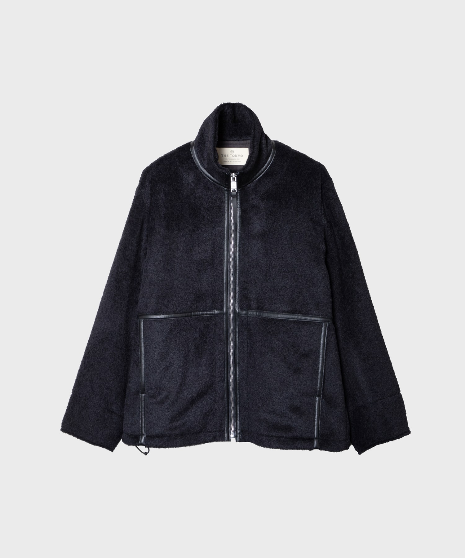 Suri Alpaca Freece Zip Blouson With YOROZU ORIGINAL WATER RE