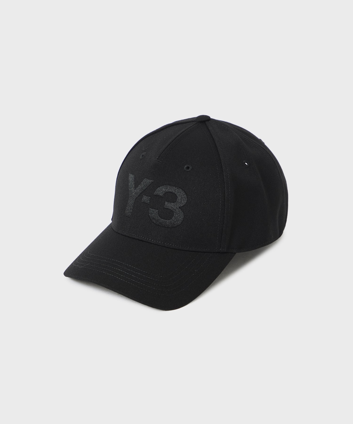 Y-3 LOGO CAP/BLACK+BLACK