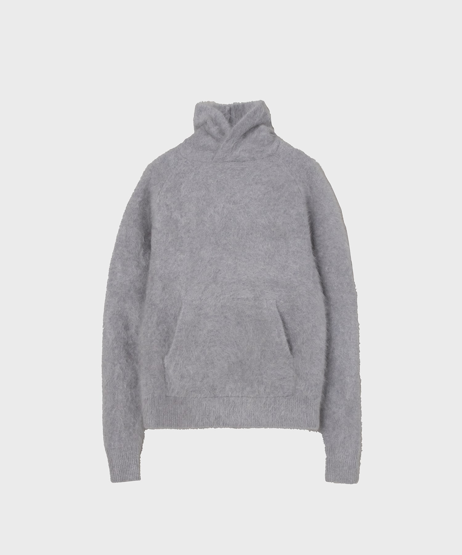 CASHMERE SHAGGY HOODIE KNIT