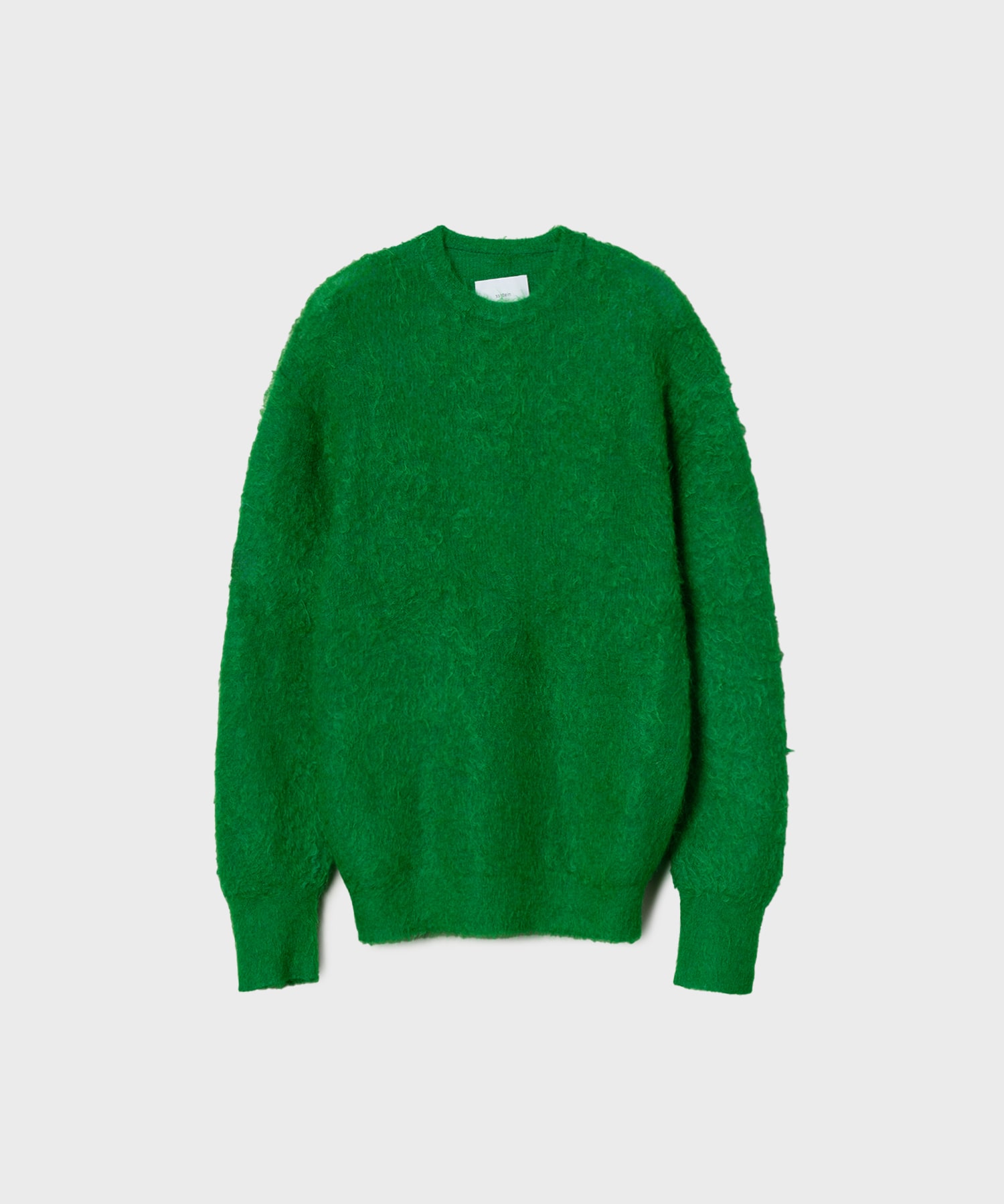 SUPER KID MOHAIR KNIT CREW NECK LS