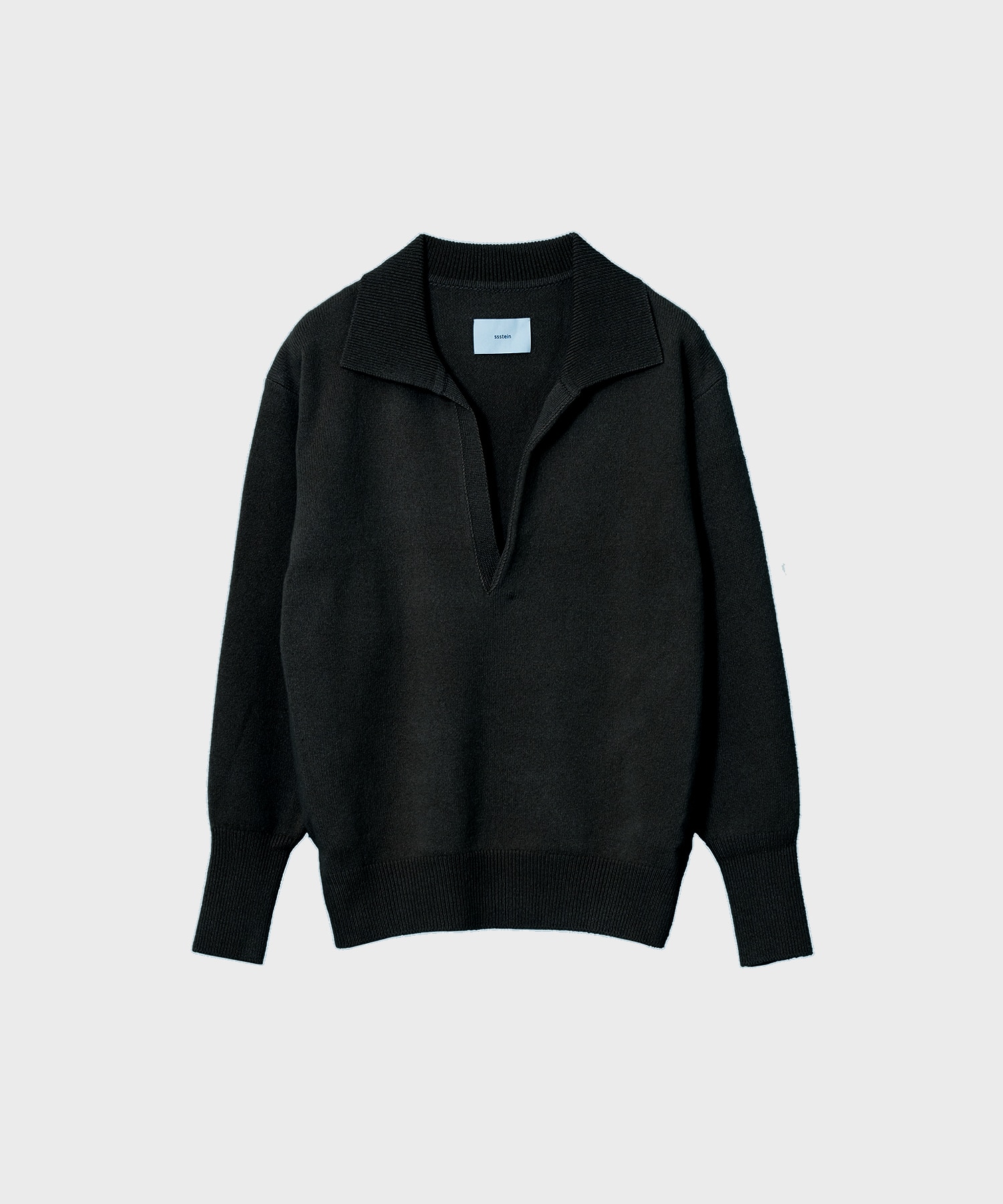 EXTRA FINE WOOL KNIT SKIPPER LS