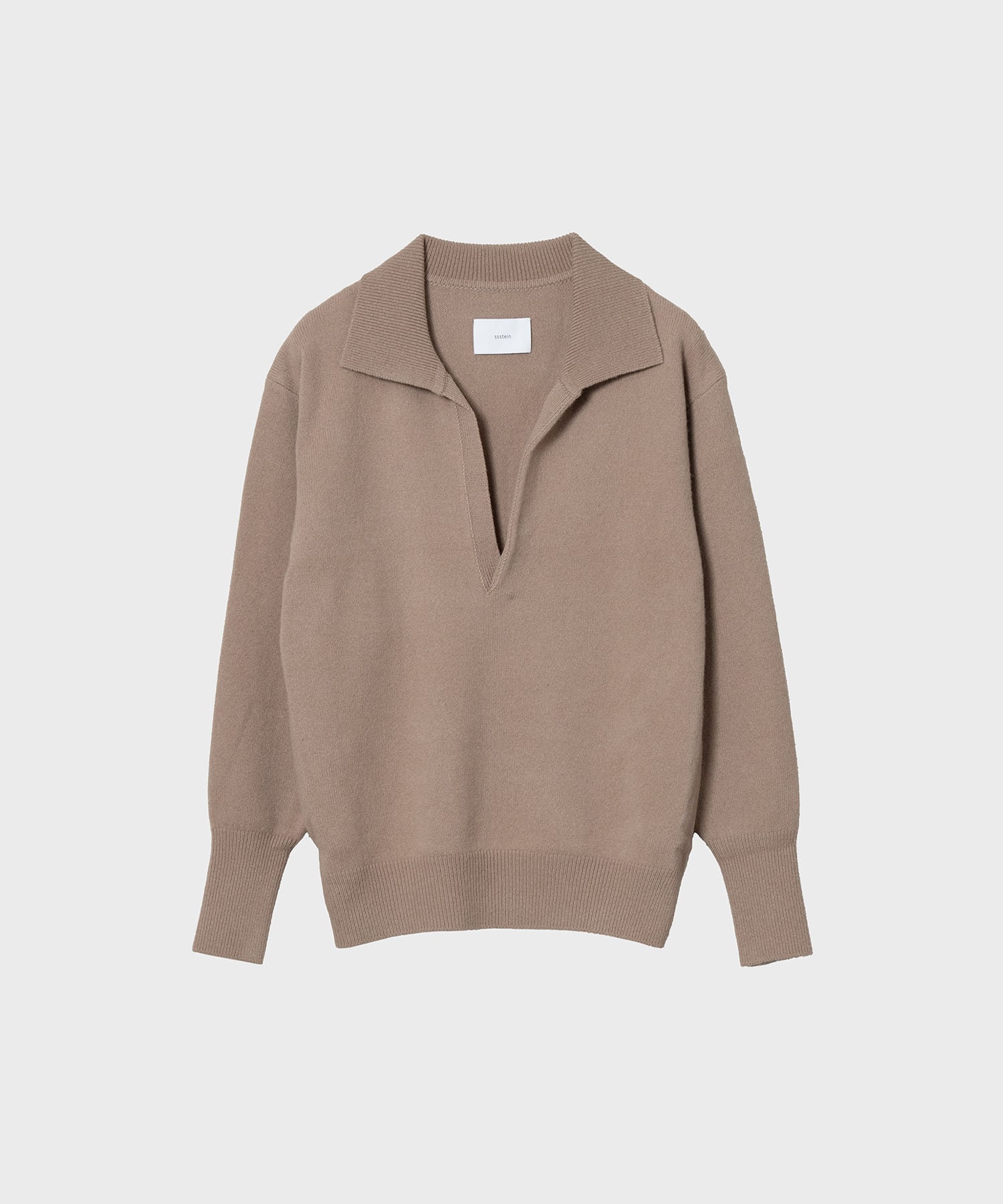 EXTRA FINE WOOL KNIT SKIPPER LS