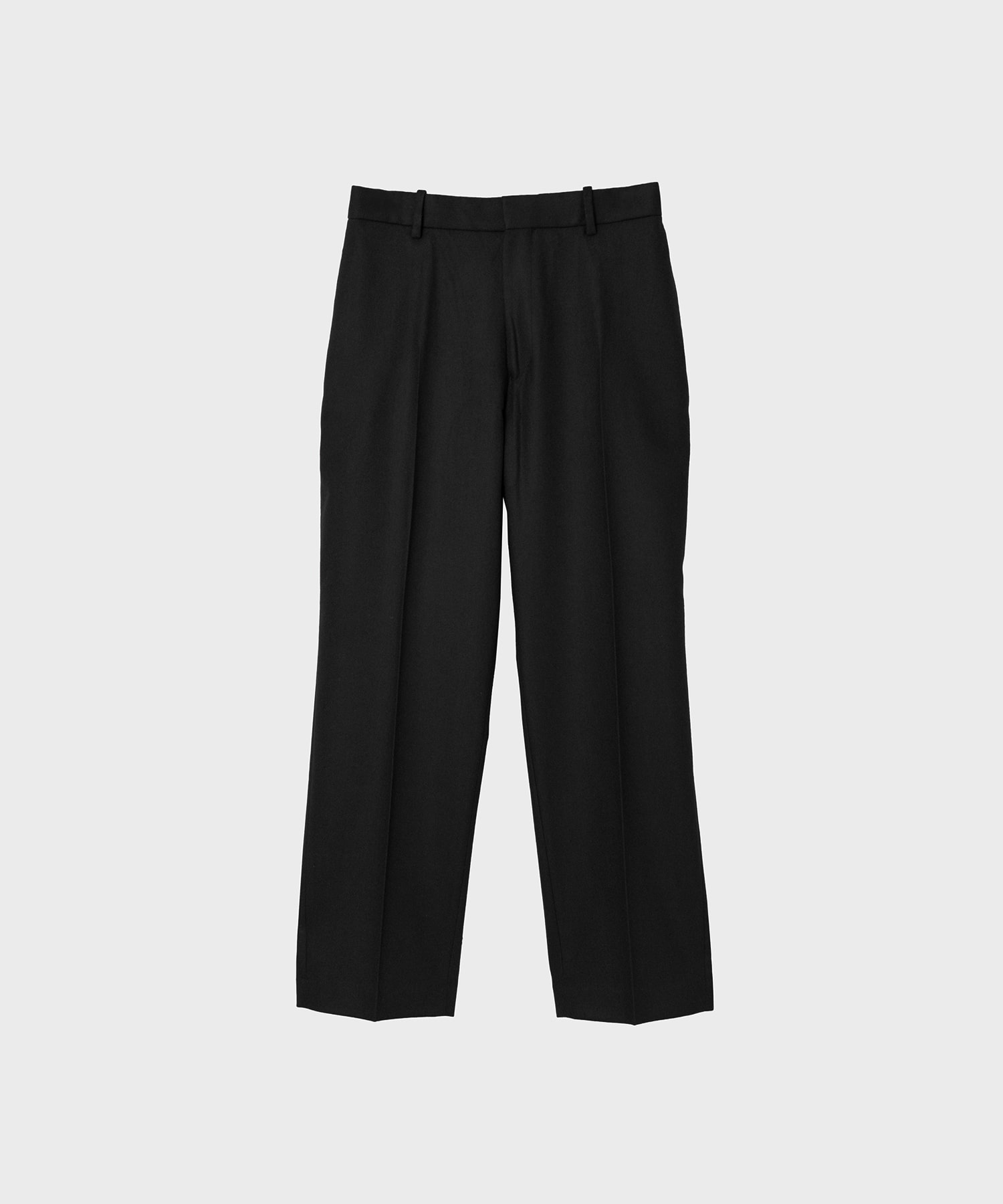 FLAT TAPERED TROUSERS