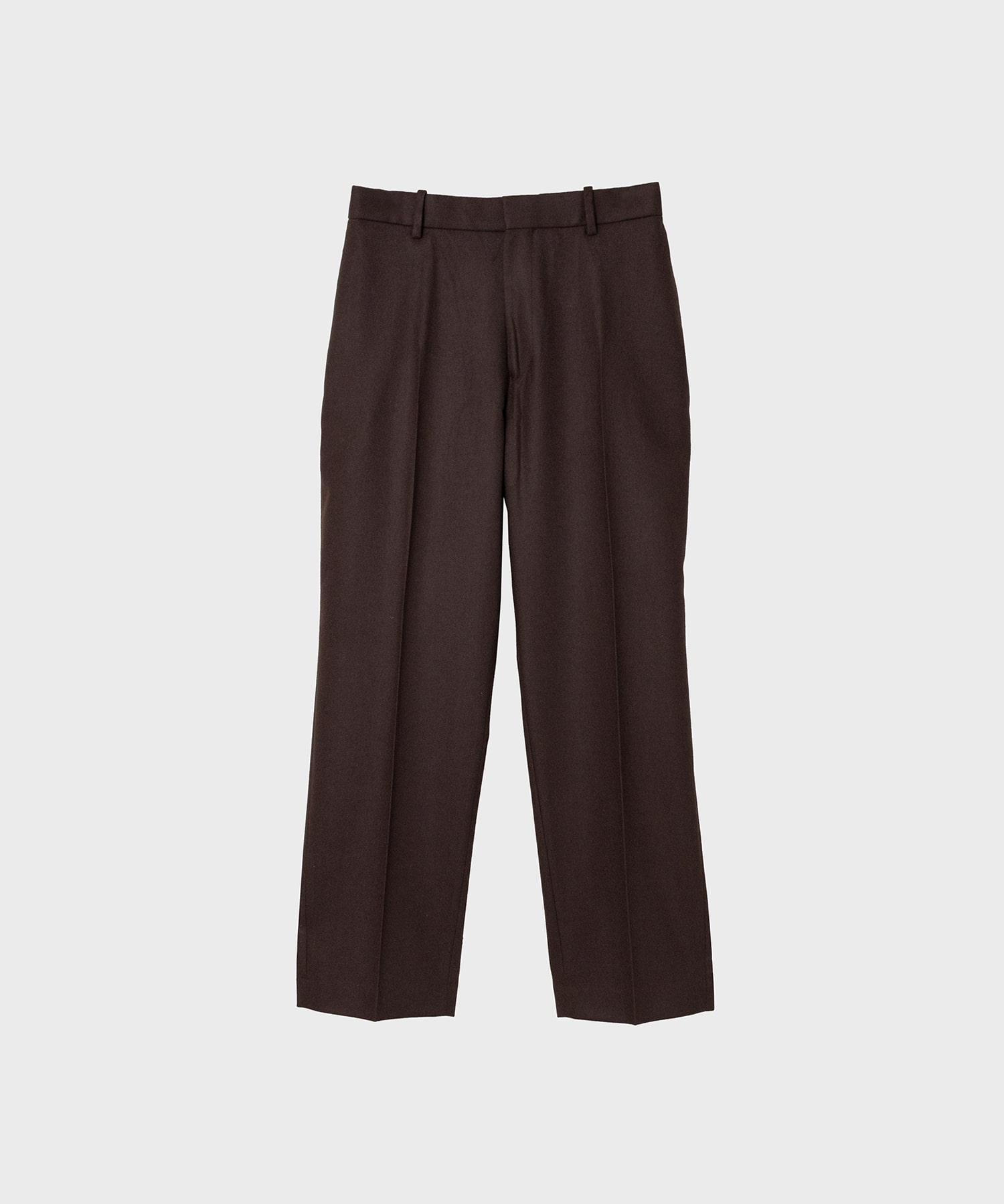 FLAT TAPERED TROUSERS