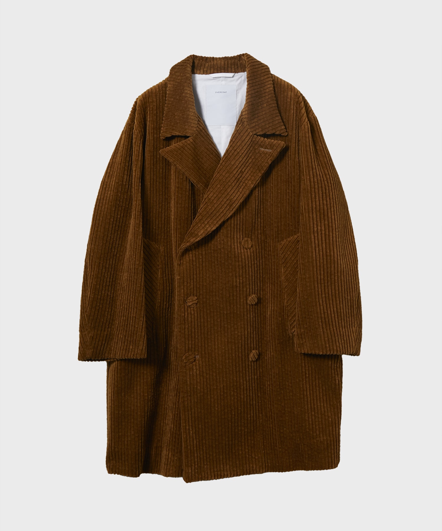 Cotton Corduroy Oversized Peacoat