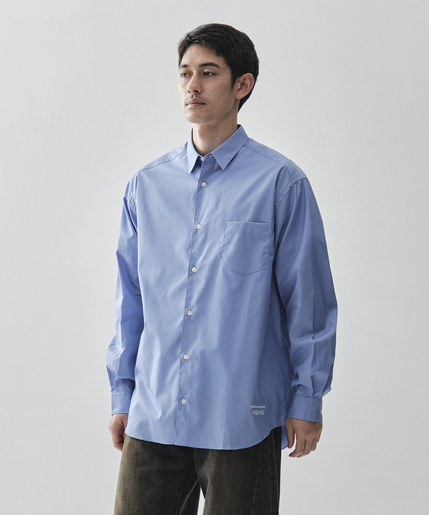 【コムデギャルソンオム】綿ブロード L/S Shirts