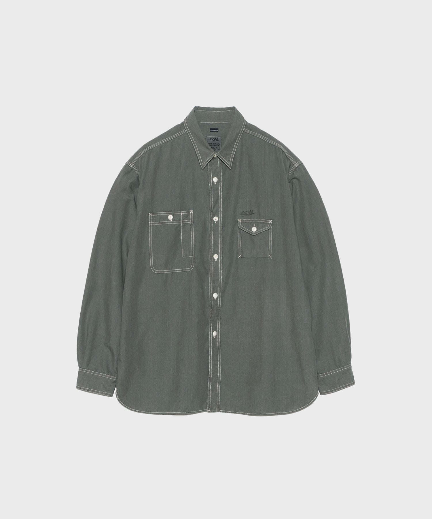 Regular Collar Chambray Shirt