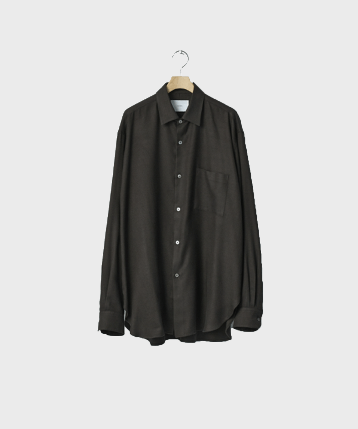 RAYON SILK FLANNEL OVERSIZED DOWN PAT SHIRT