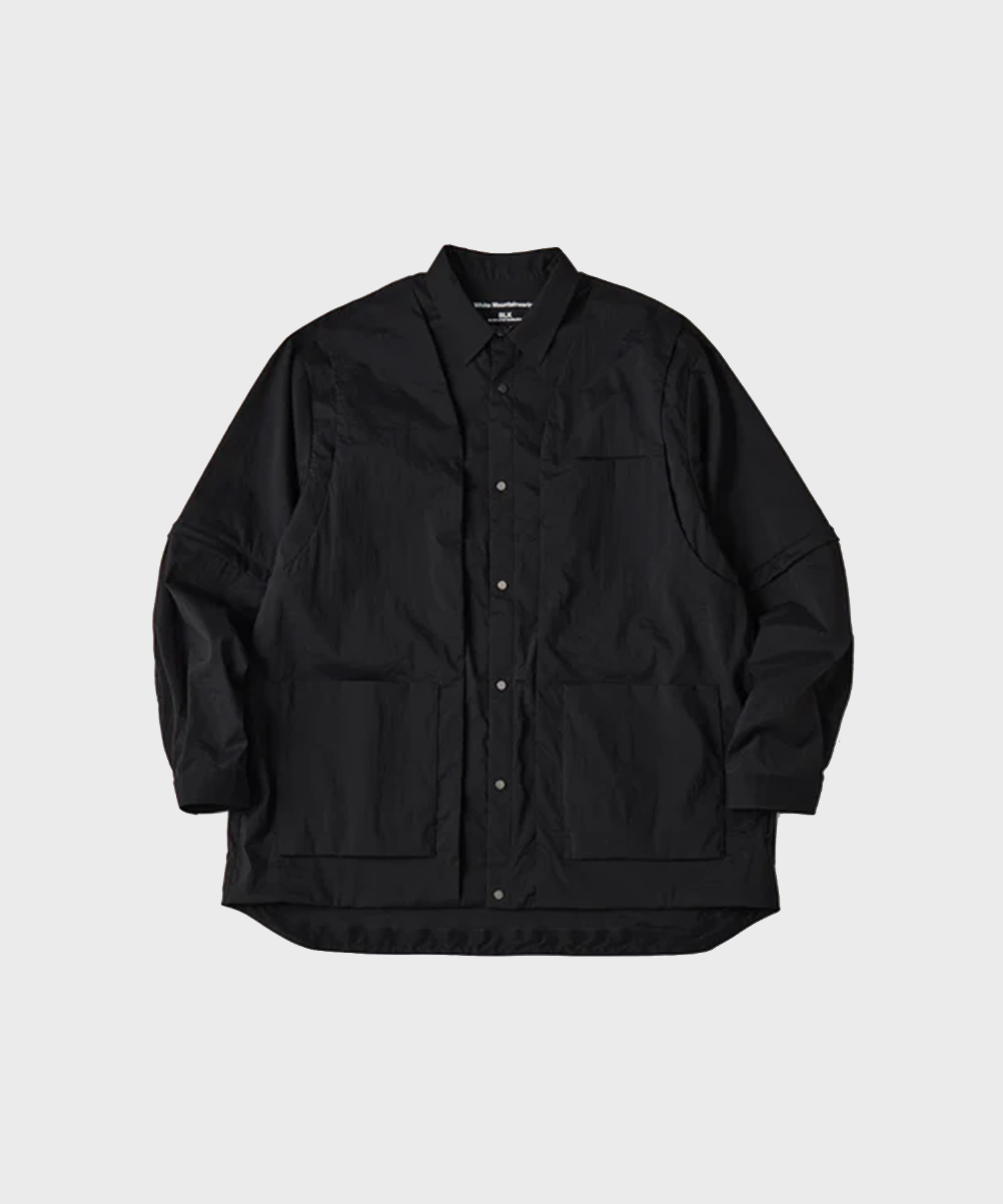 ZIP OFF LAYERED SHIRT