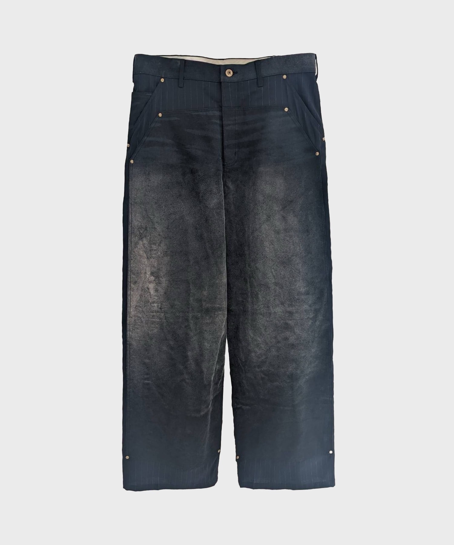 Vintage-effect work pants