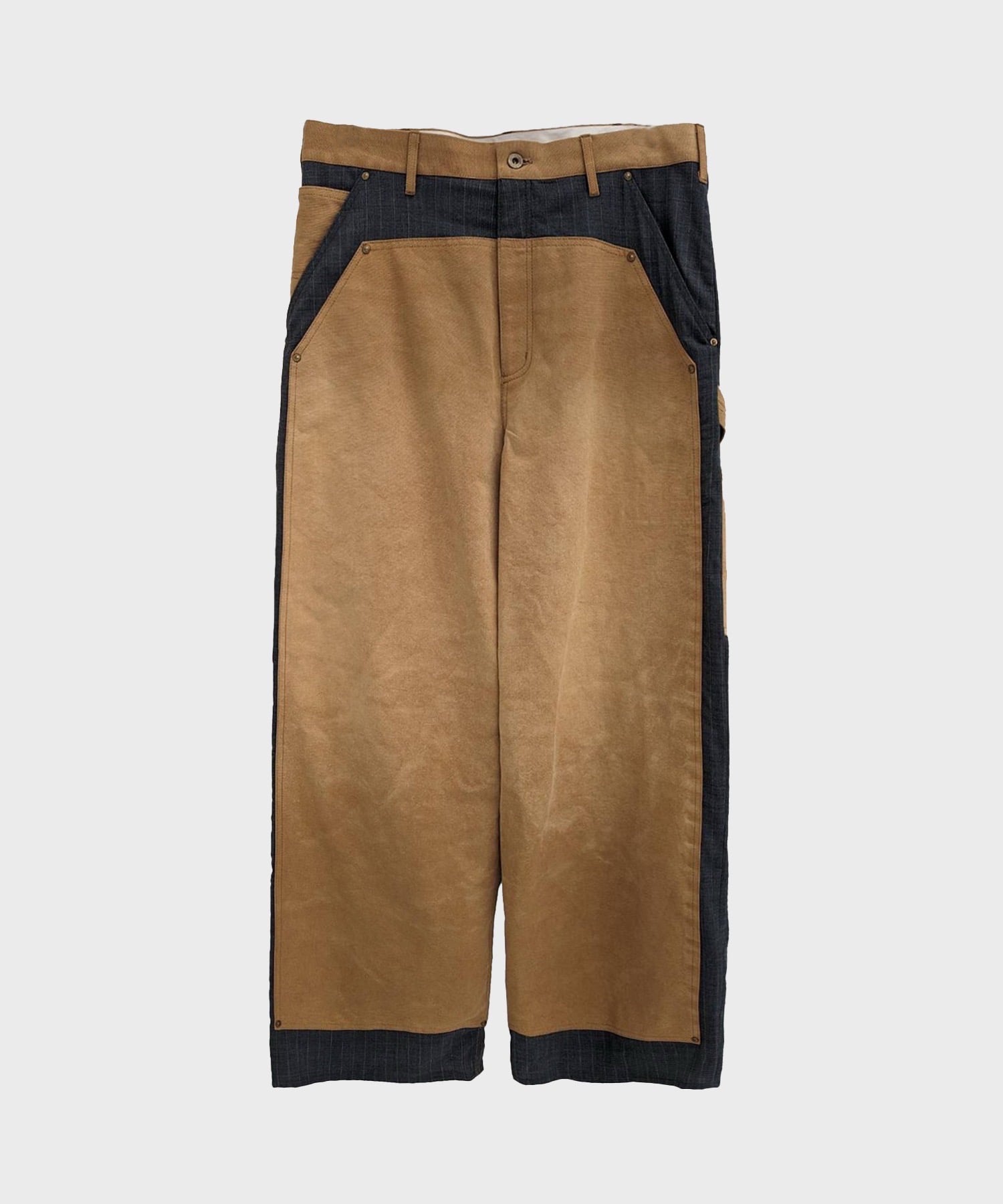 Vintage-effect work pants