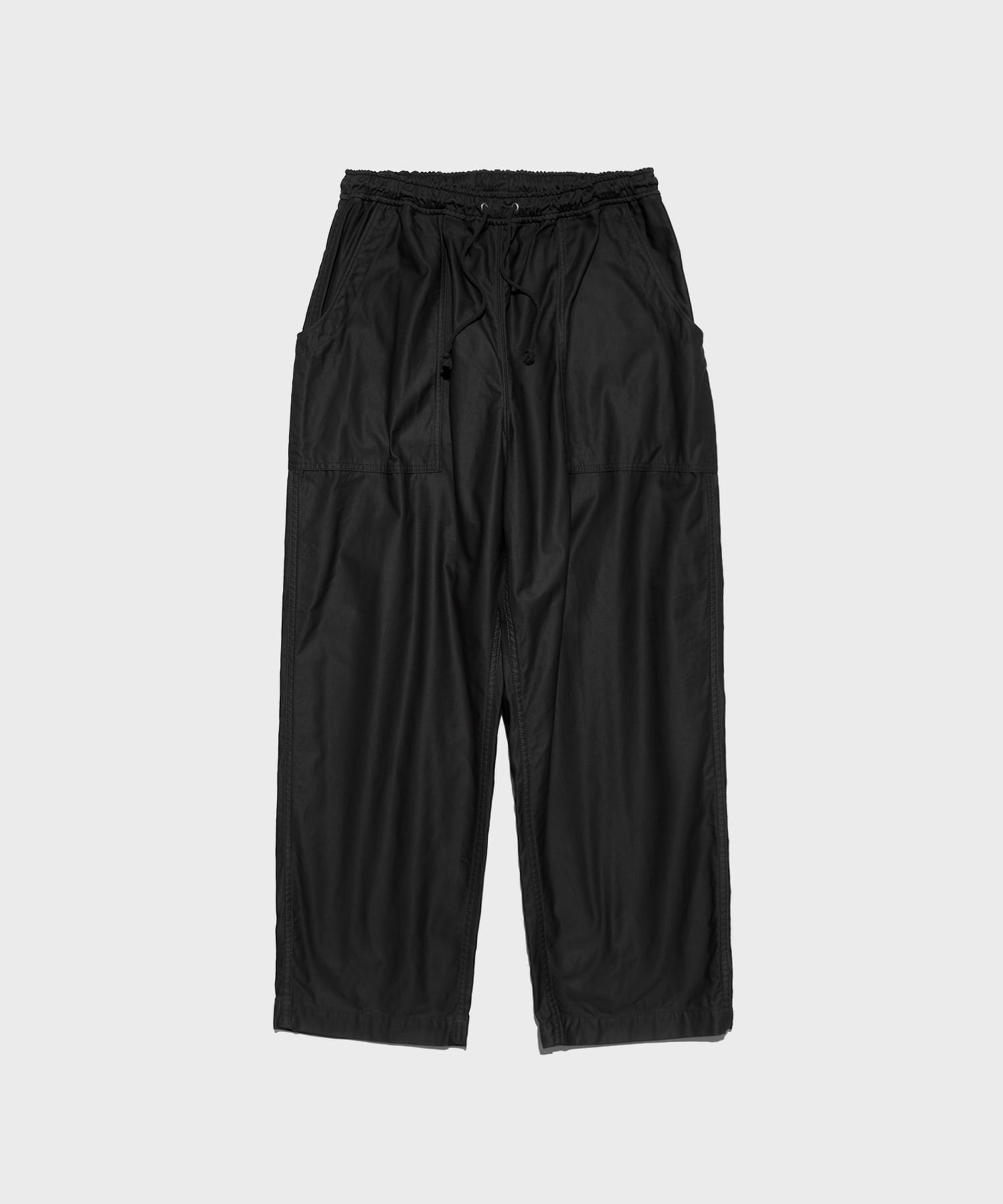 綿バックサテン 製品染 Pants
