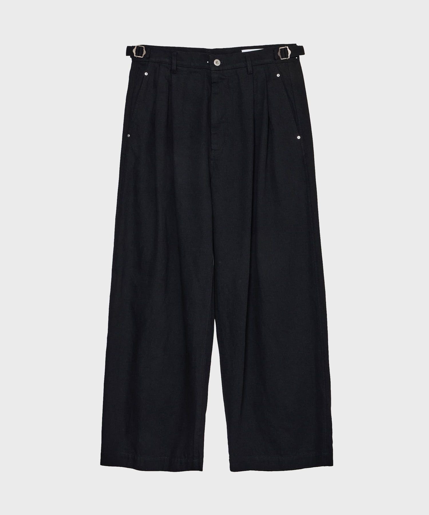 TWO TUCKS BUGGY PANTS
