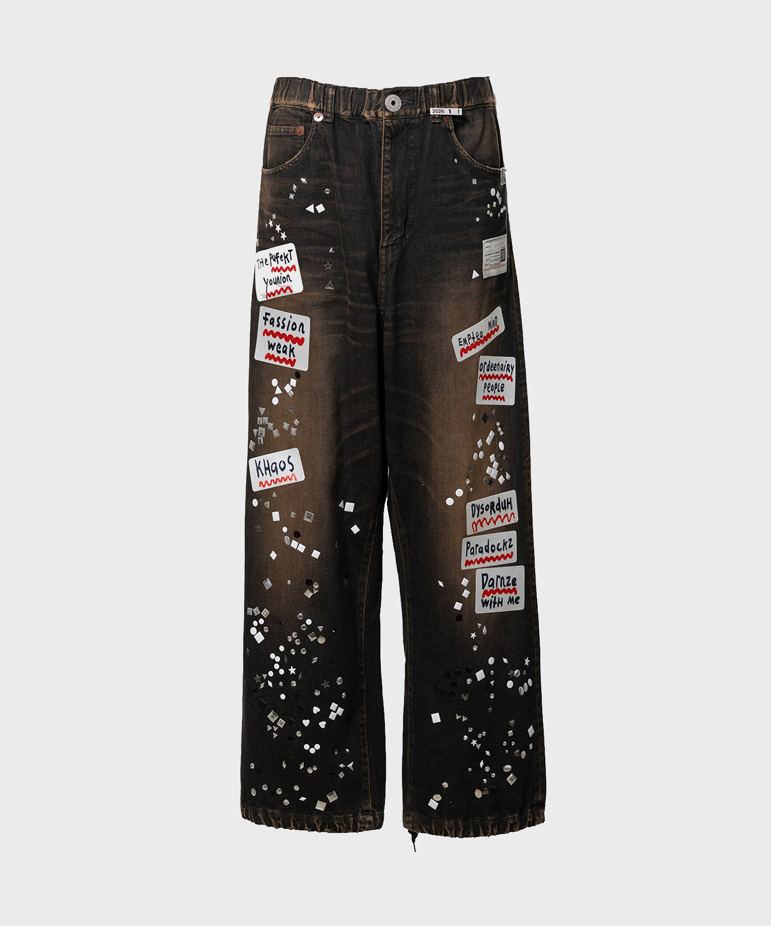 DENIM JEANS w STICKER