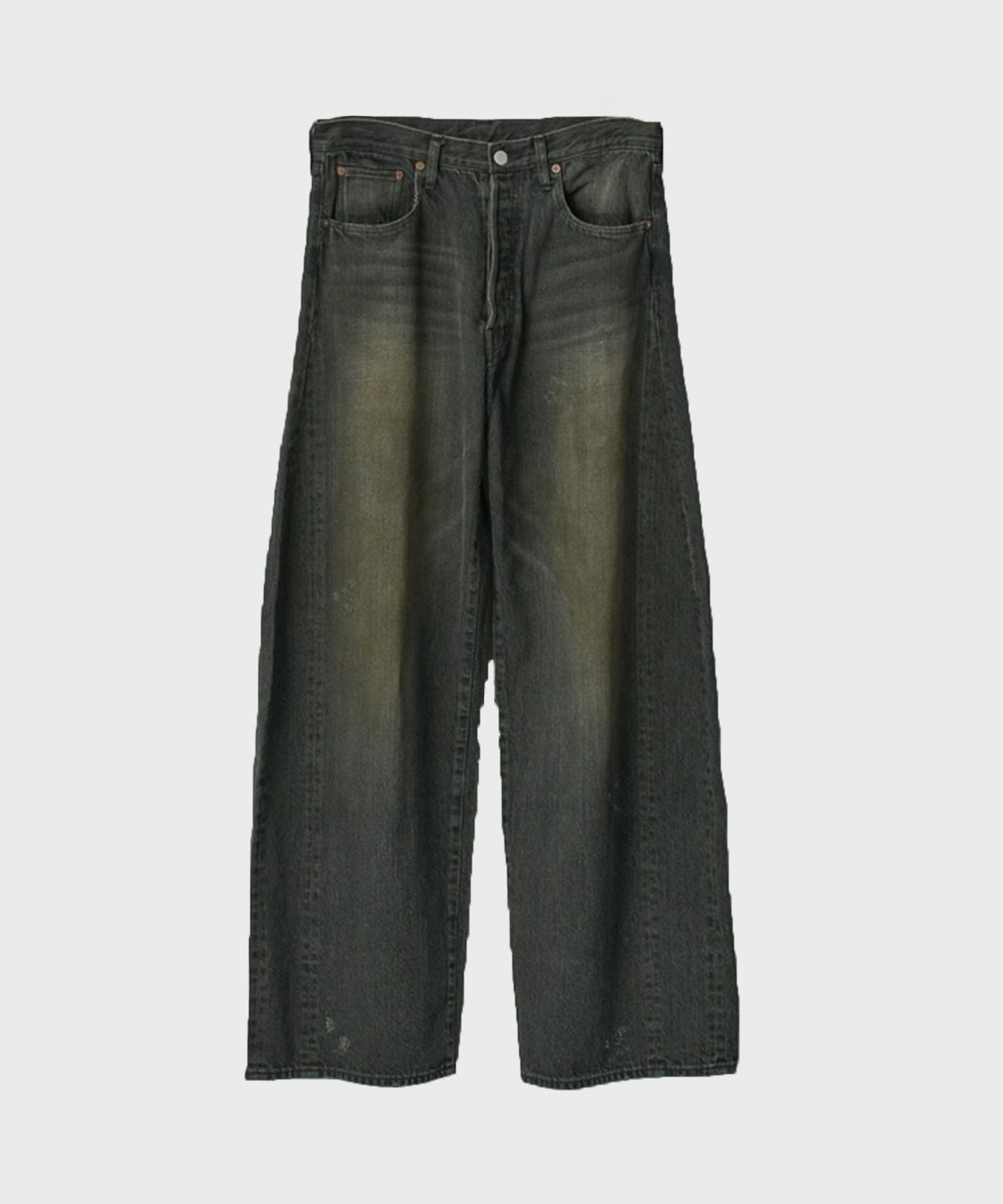 DEFORMATION WIDE DENIM JEANS