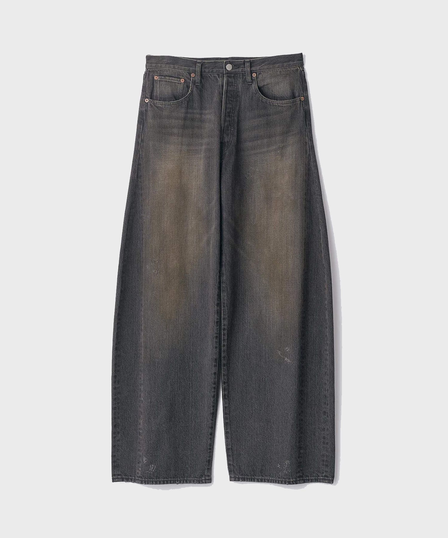 DEFORMATION WIDE DENIM JEANS