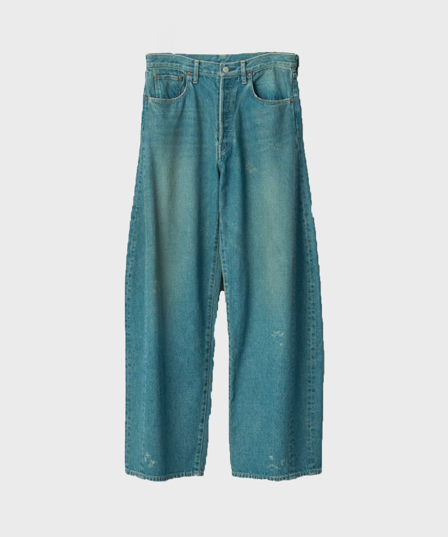DEFORMATION WIDE DENIM JEANS