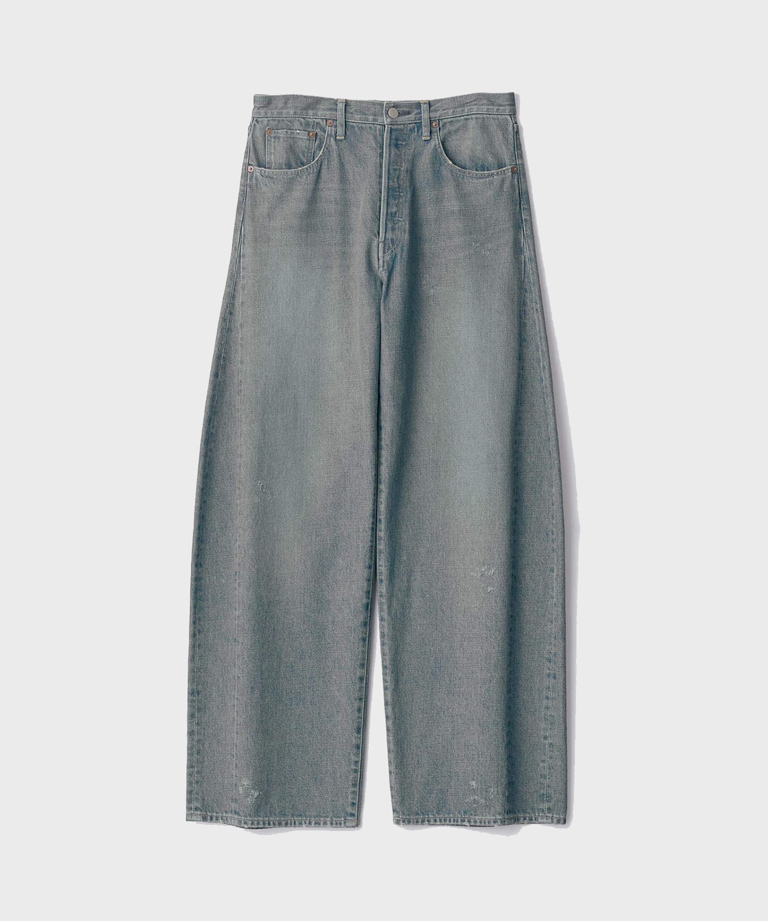 DEFORMATION WIDE DENIM JEANS