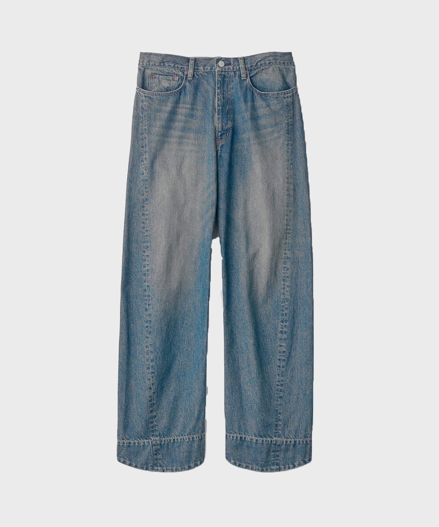 TWIST CUT DENIM JEANS