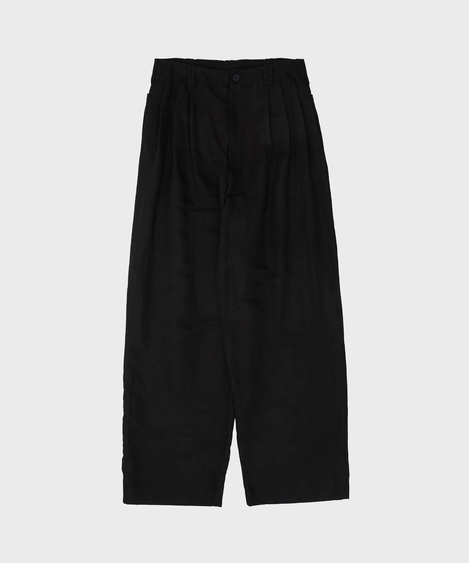 【ヨーク】Linen Silk Kersey 3pleated Tapered Trousers