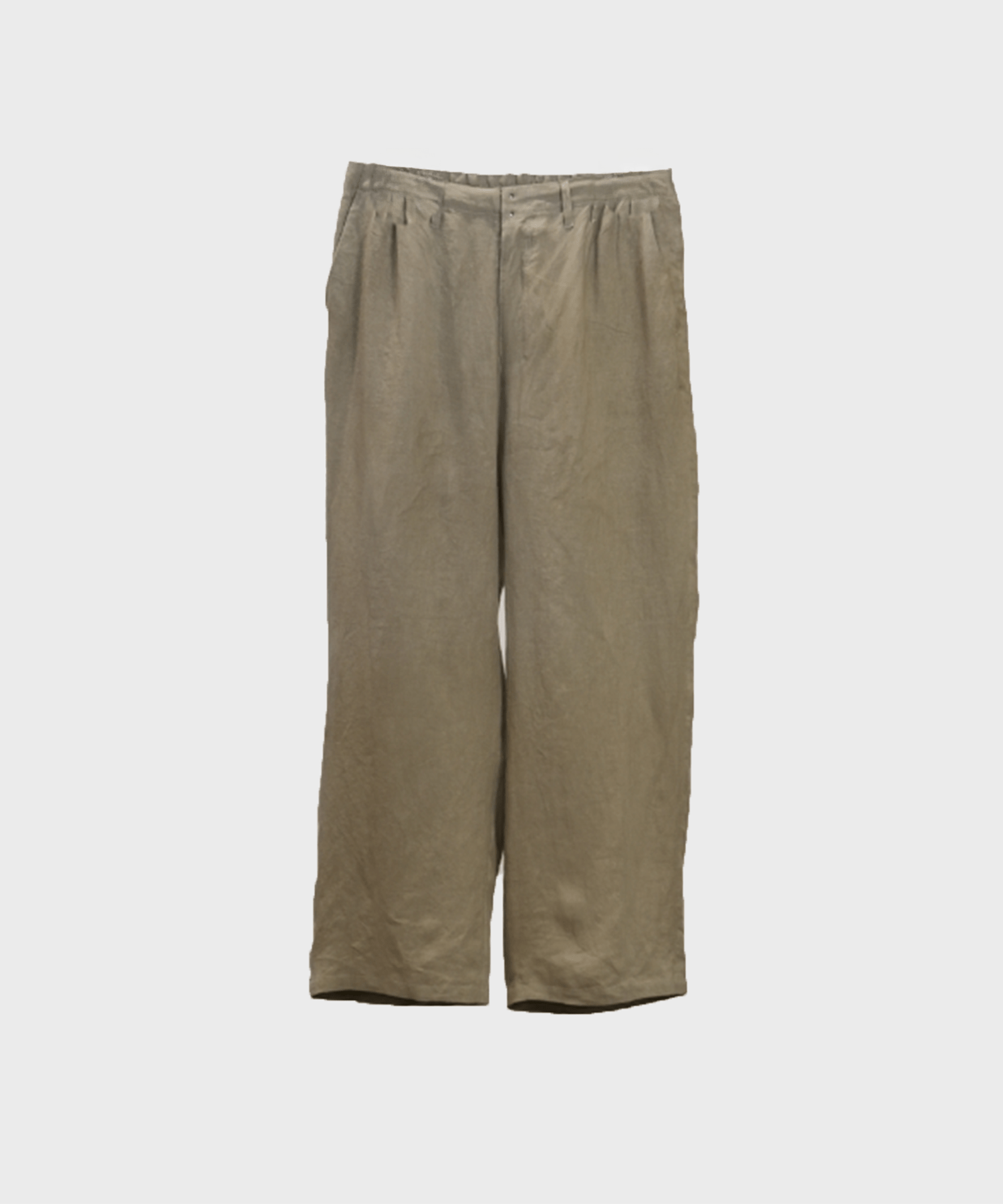 100/S LINEN TUCK SLACKS