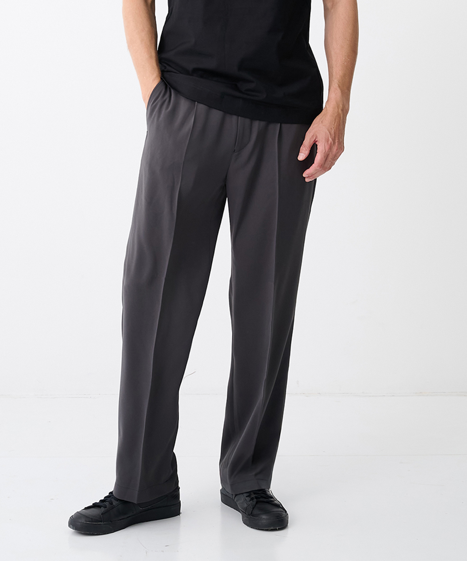 【エヌハリウッド】2261-PT06-011 EASY TROUSERS