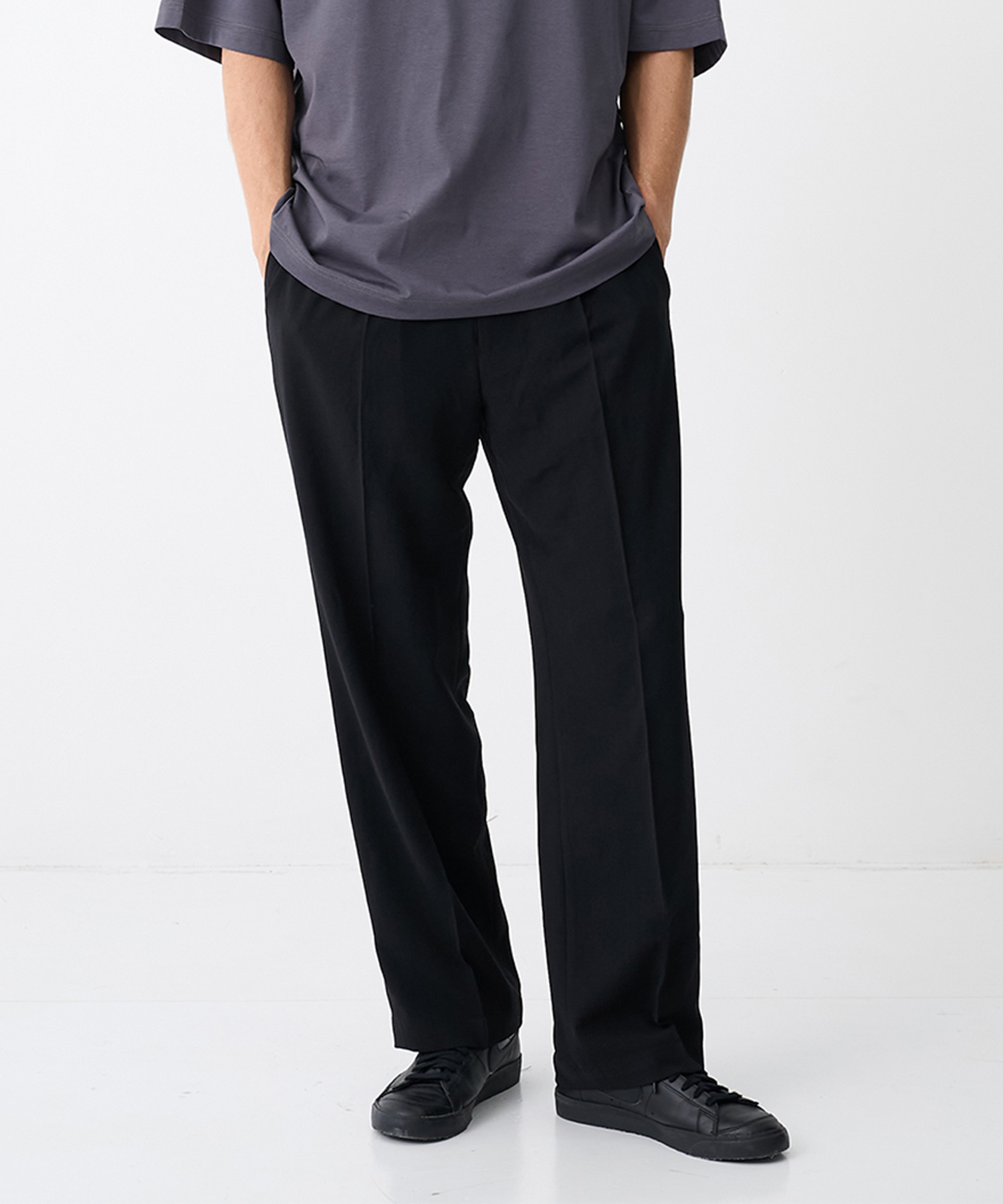 【エヌハリウッド】2261-PT06-011 EASY TROUSERS