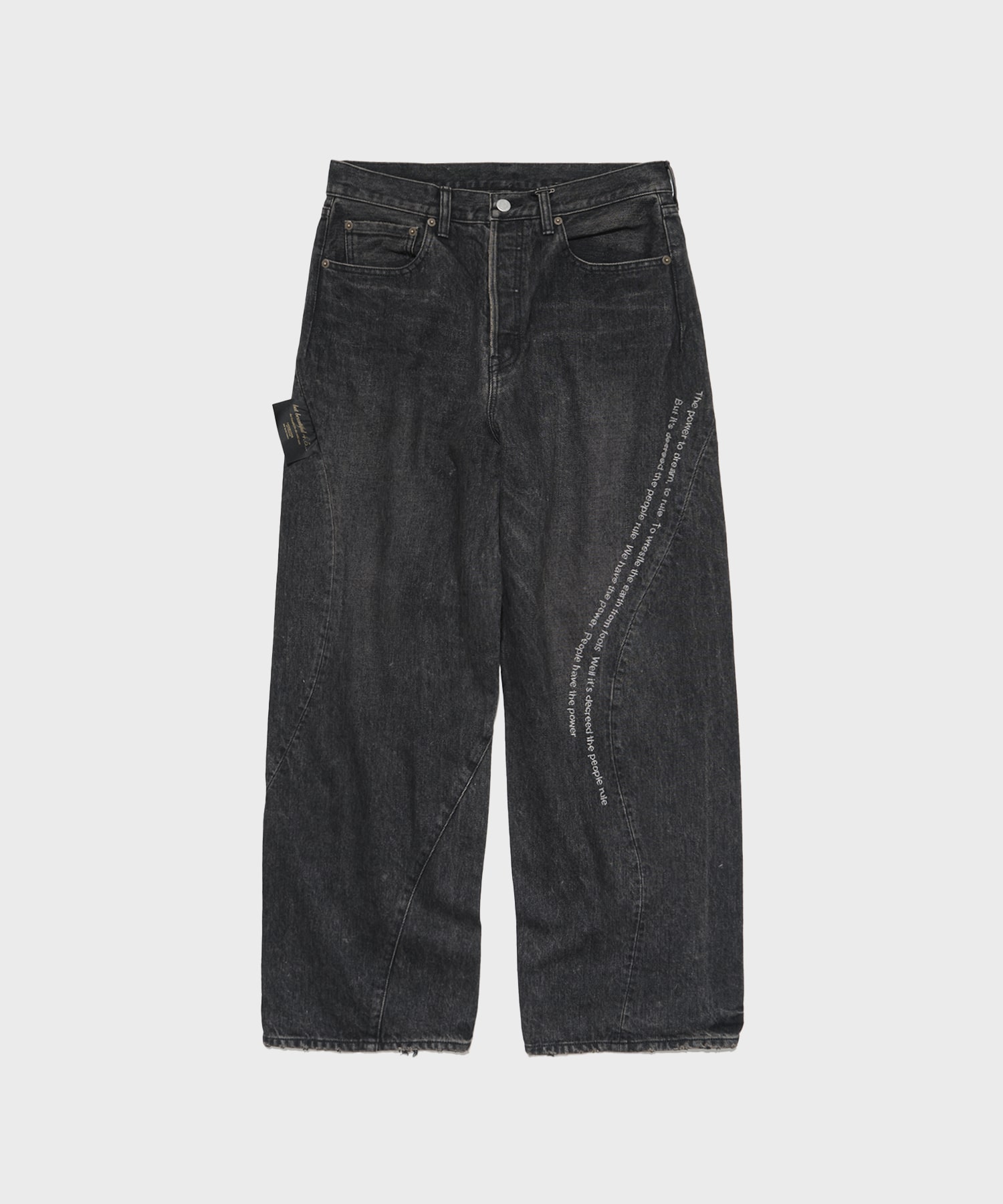 【アンダーカバー】UC1F4506-1 Wide Denim Pants