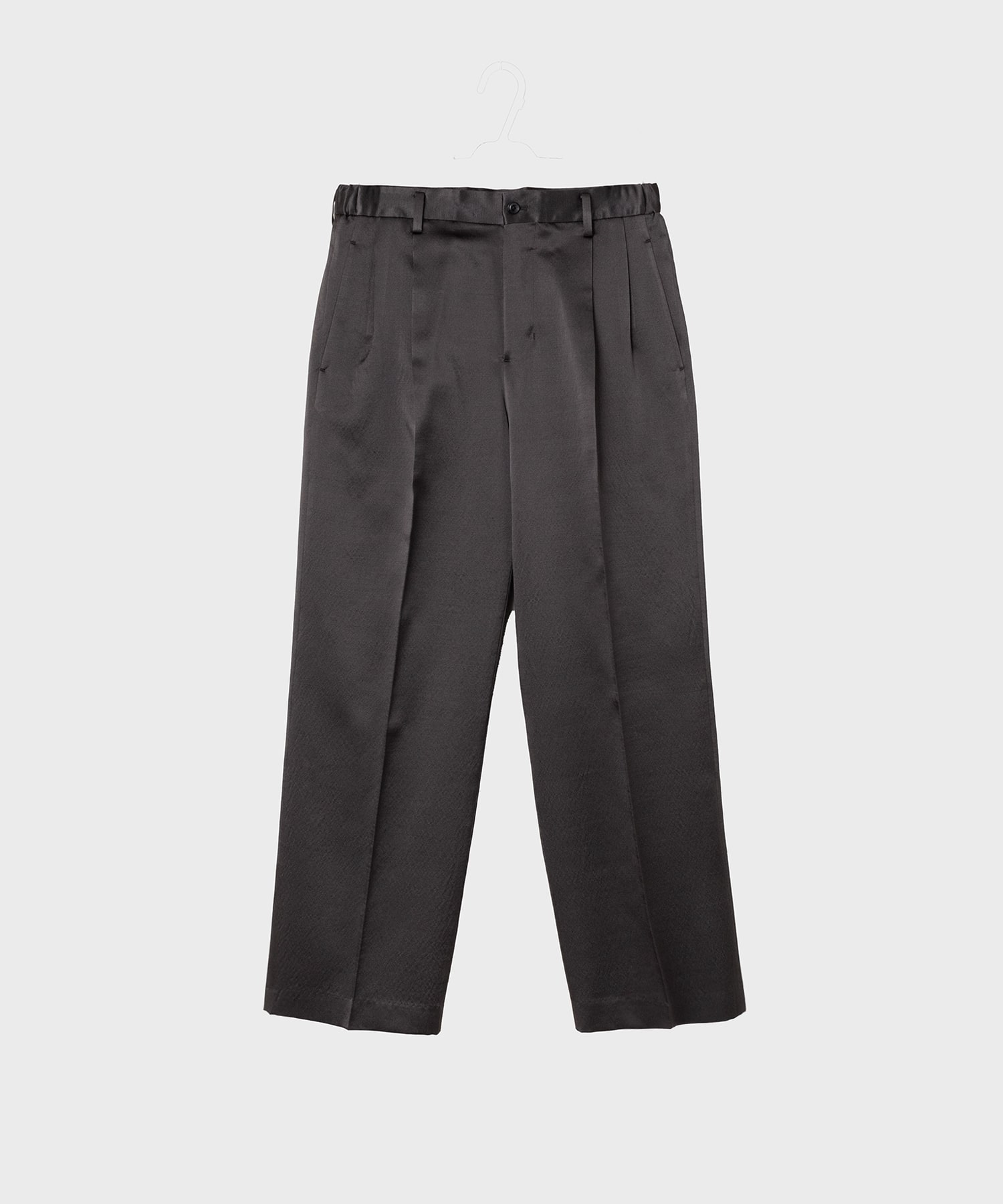 TWO TUCKS WIDE TROUSERS