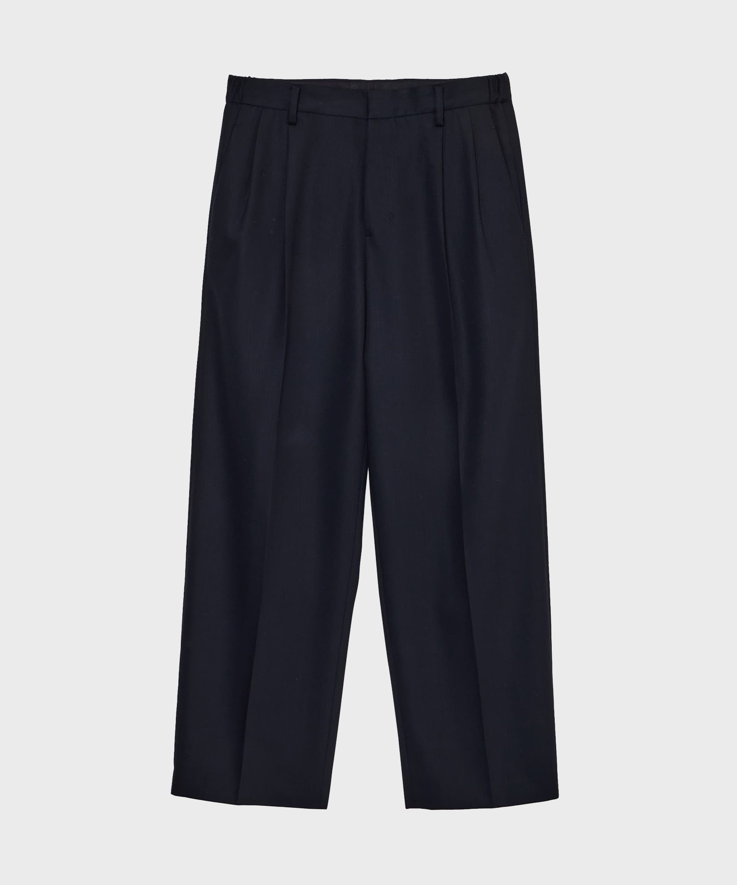 TWO TUCKS WIDE TROUSERS