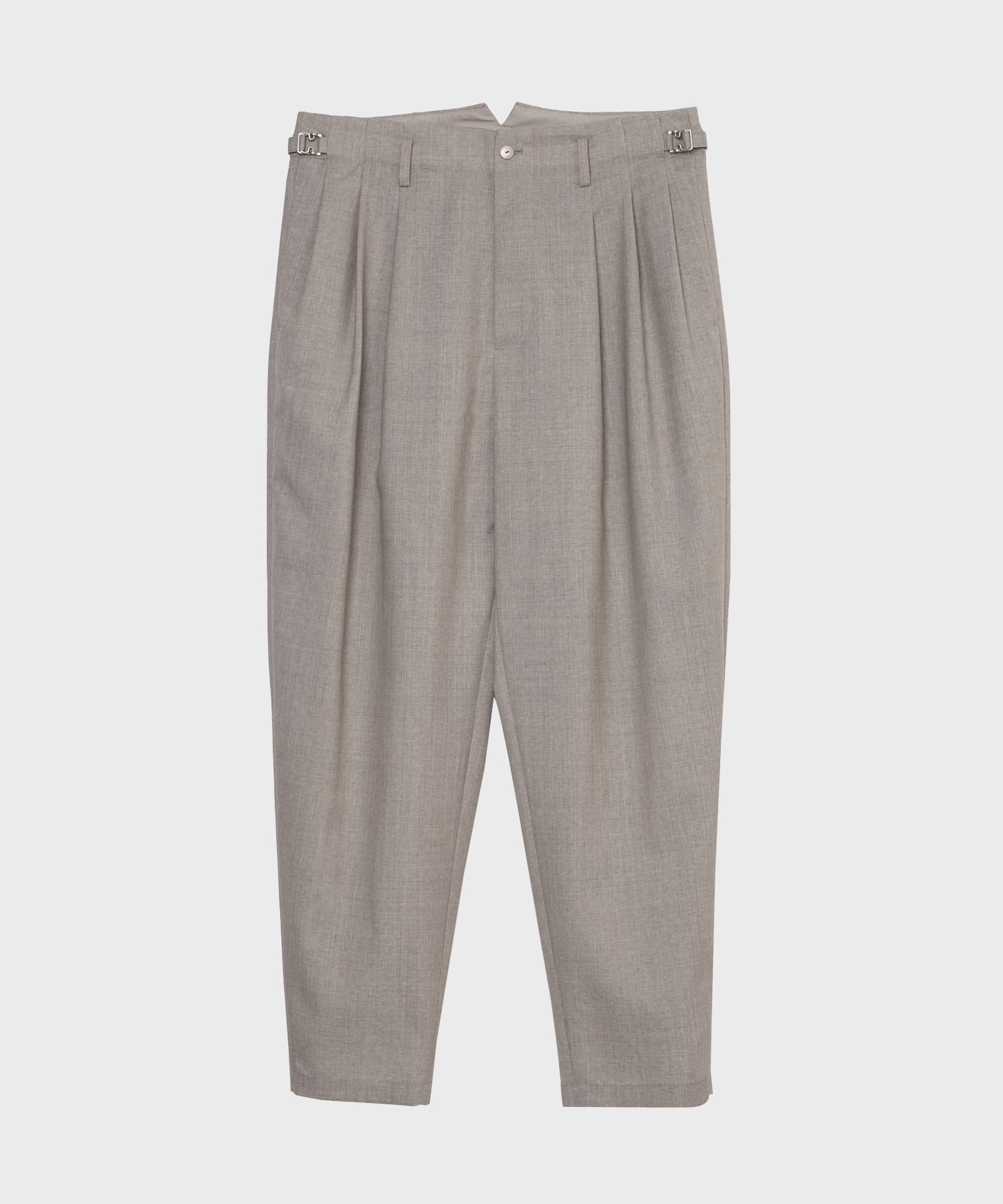 THREE TUCKS TAPERED PANTS