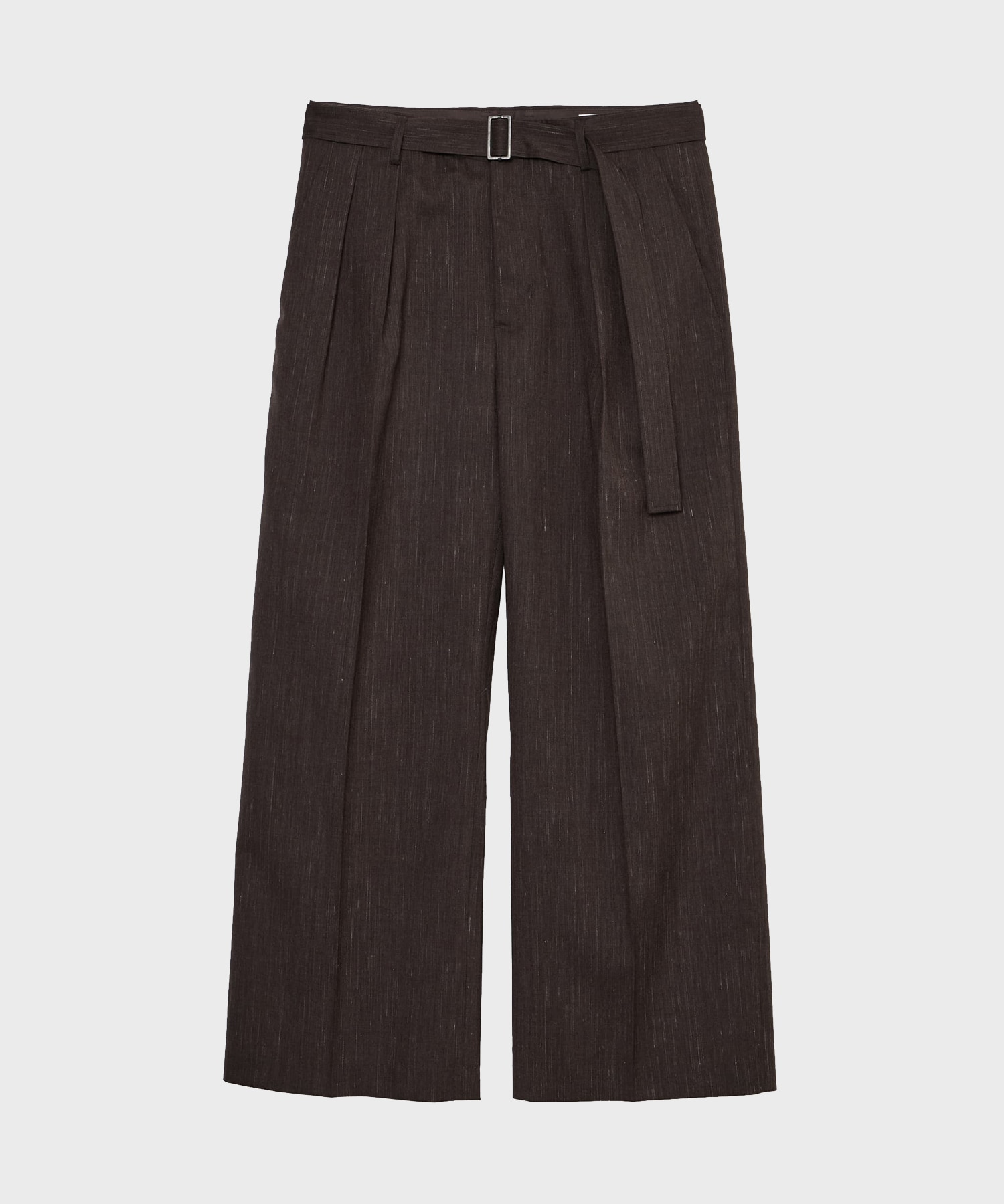 BELTED BUGGY TROUSERS