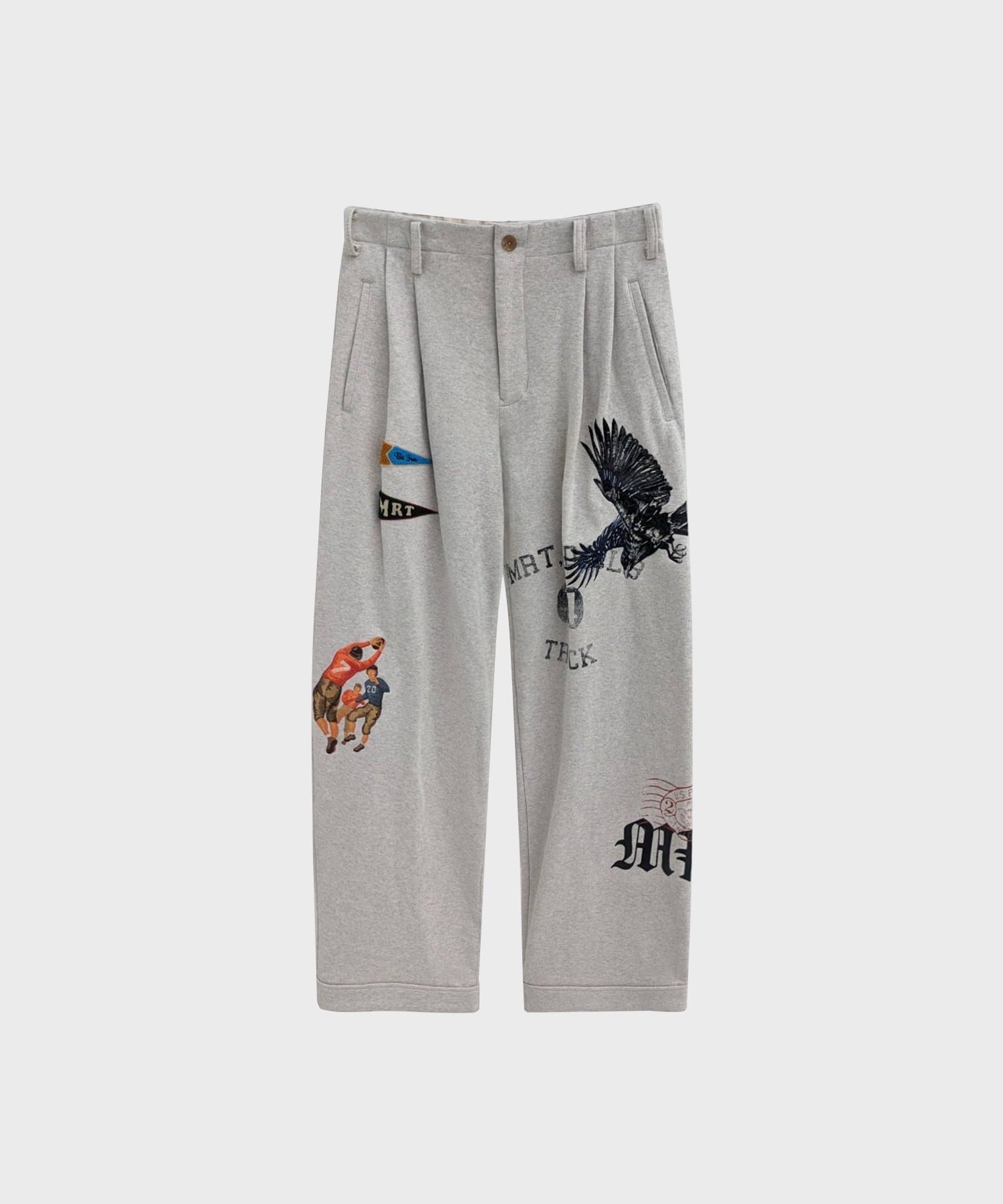 Multi embroidered sweatpants