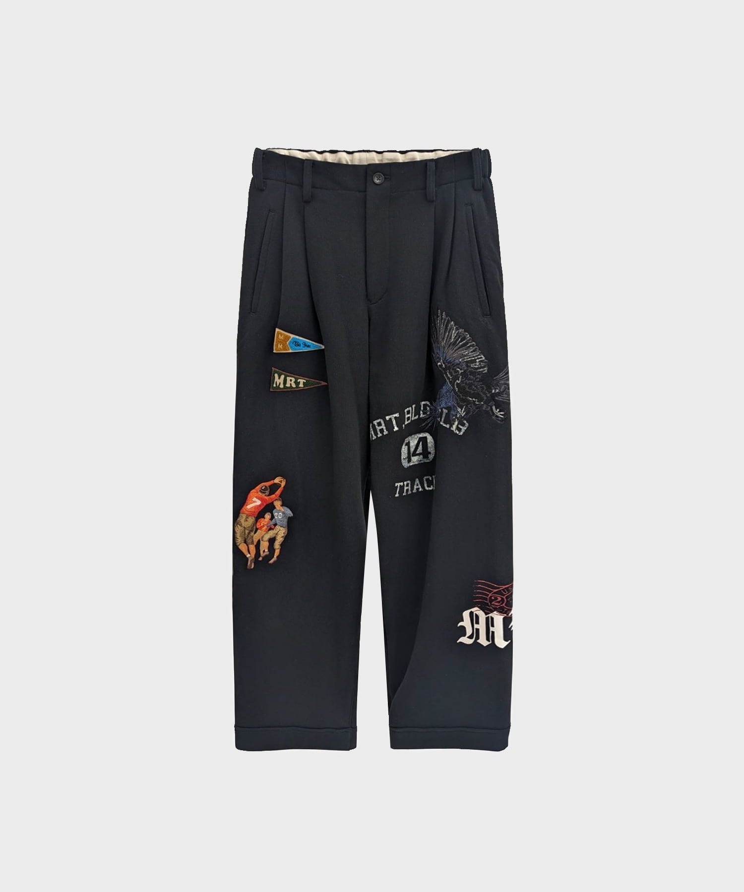 Multi embroidered sweatpants