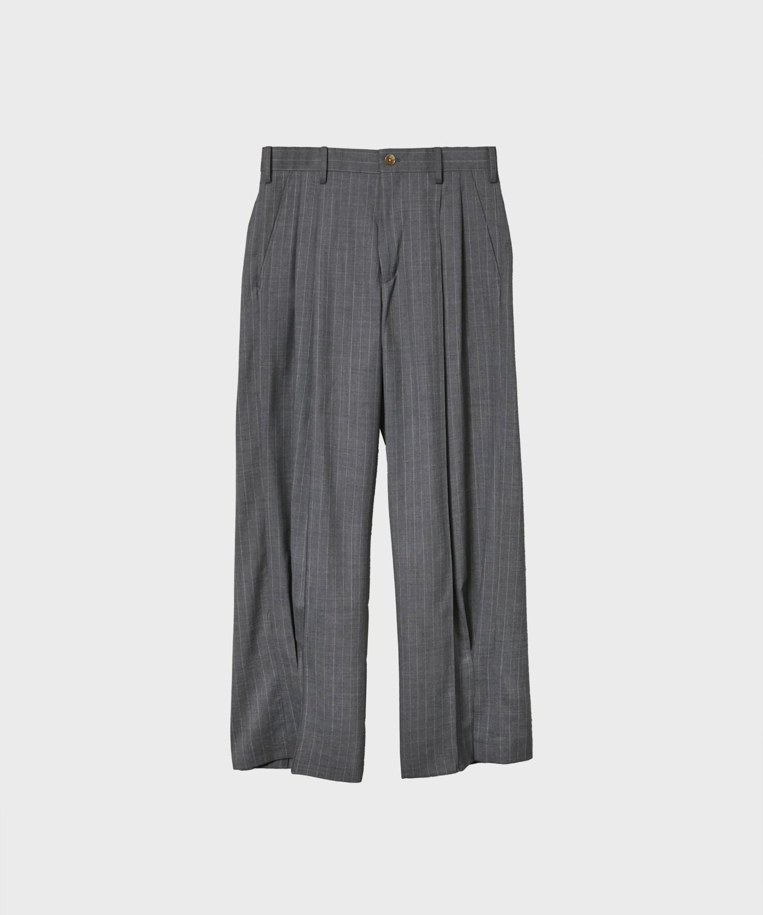 Pinstripe-pattern pants