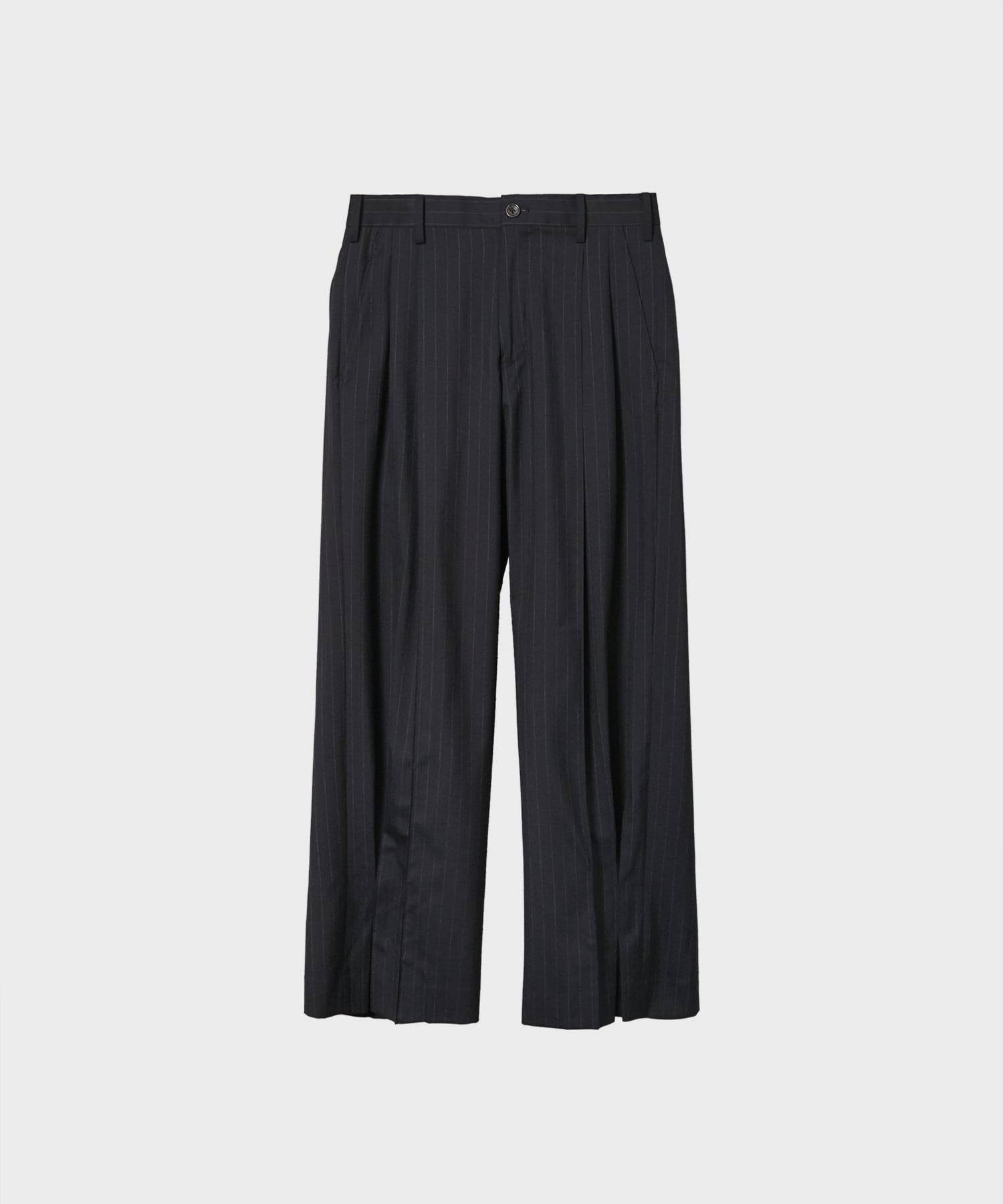 Pinstripe-pattern pants